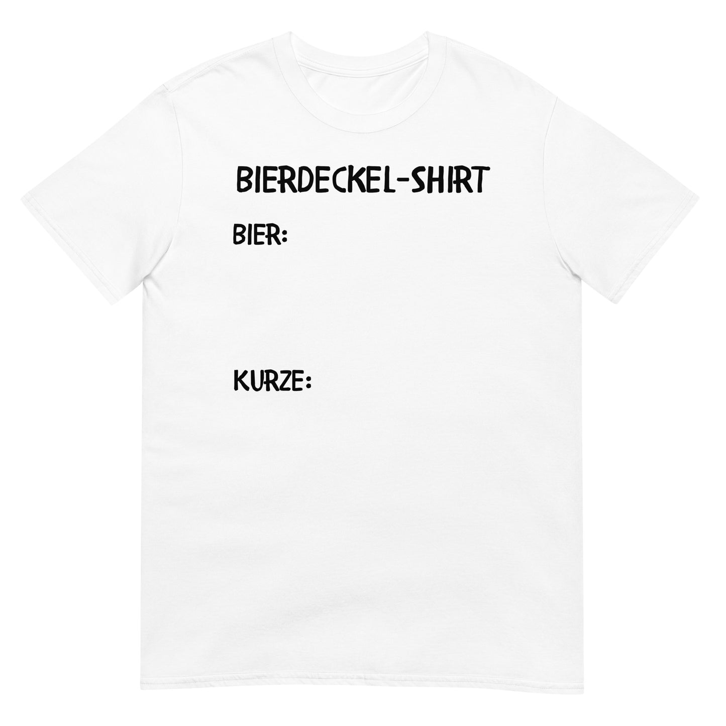 Bierdeckel Saufen T-Shirt