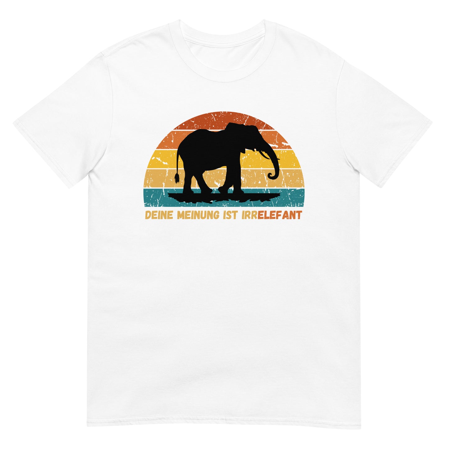 Deine Meinung ist irrelefant Elefant Wortspiel T-Shirt