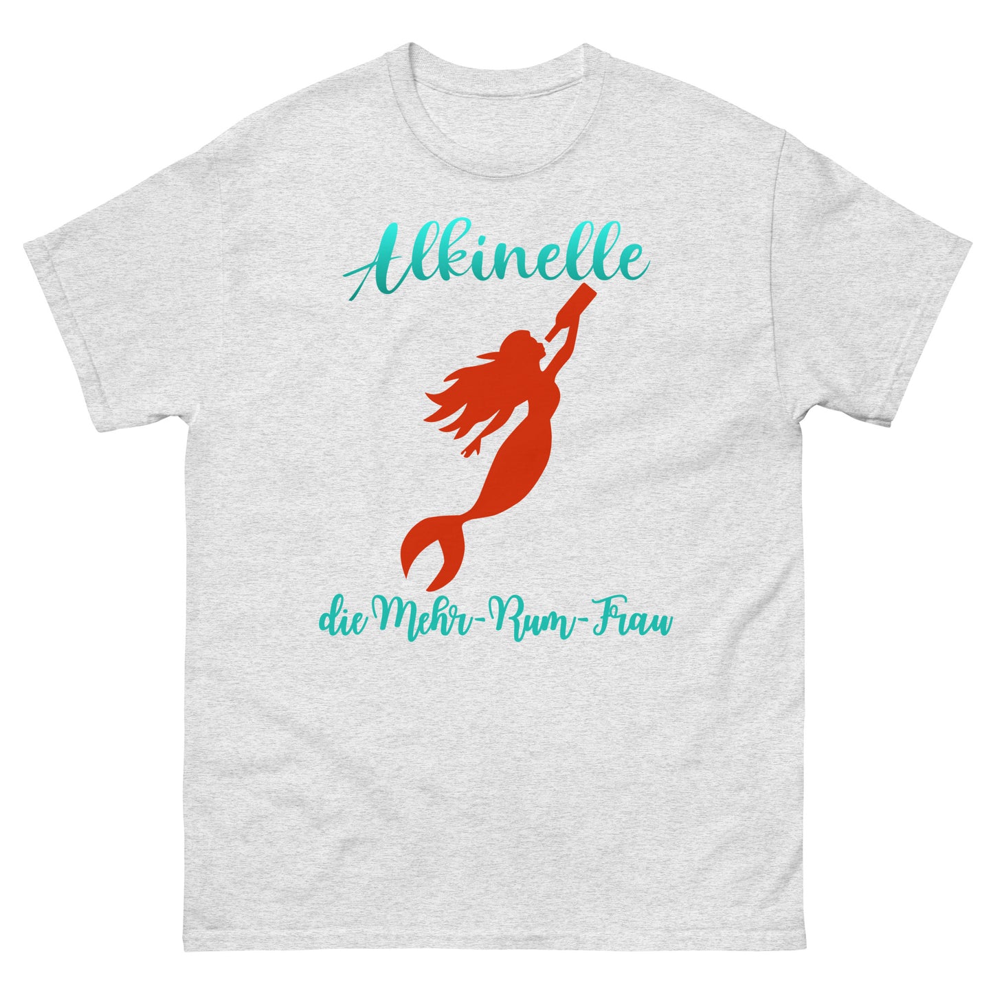 Alkinelle die Meer-Rum-Frau T-Shirt