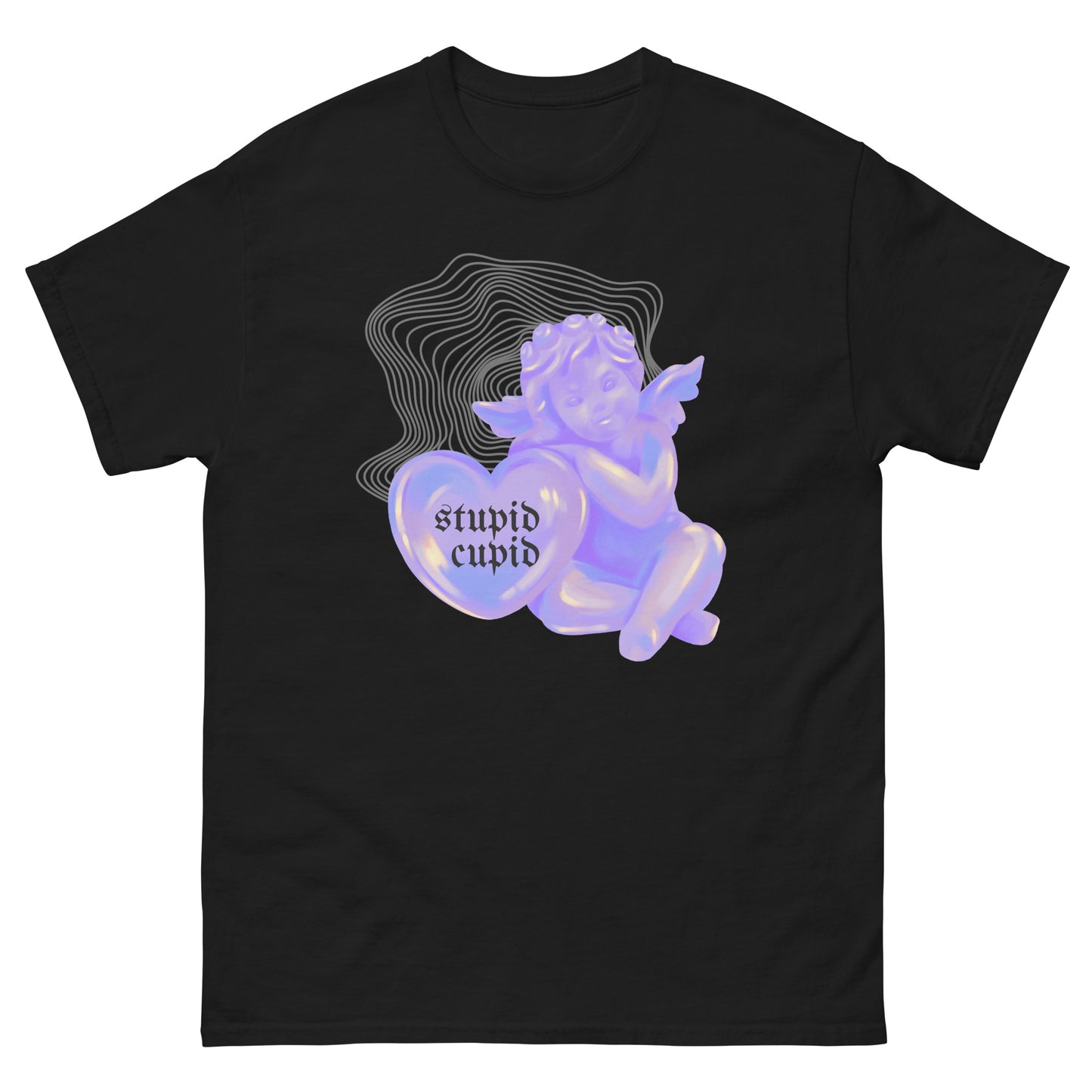 Stupid Cupid Amor Herz T-Shirt
