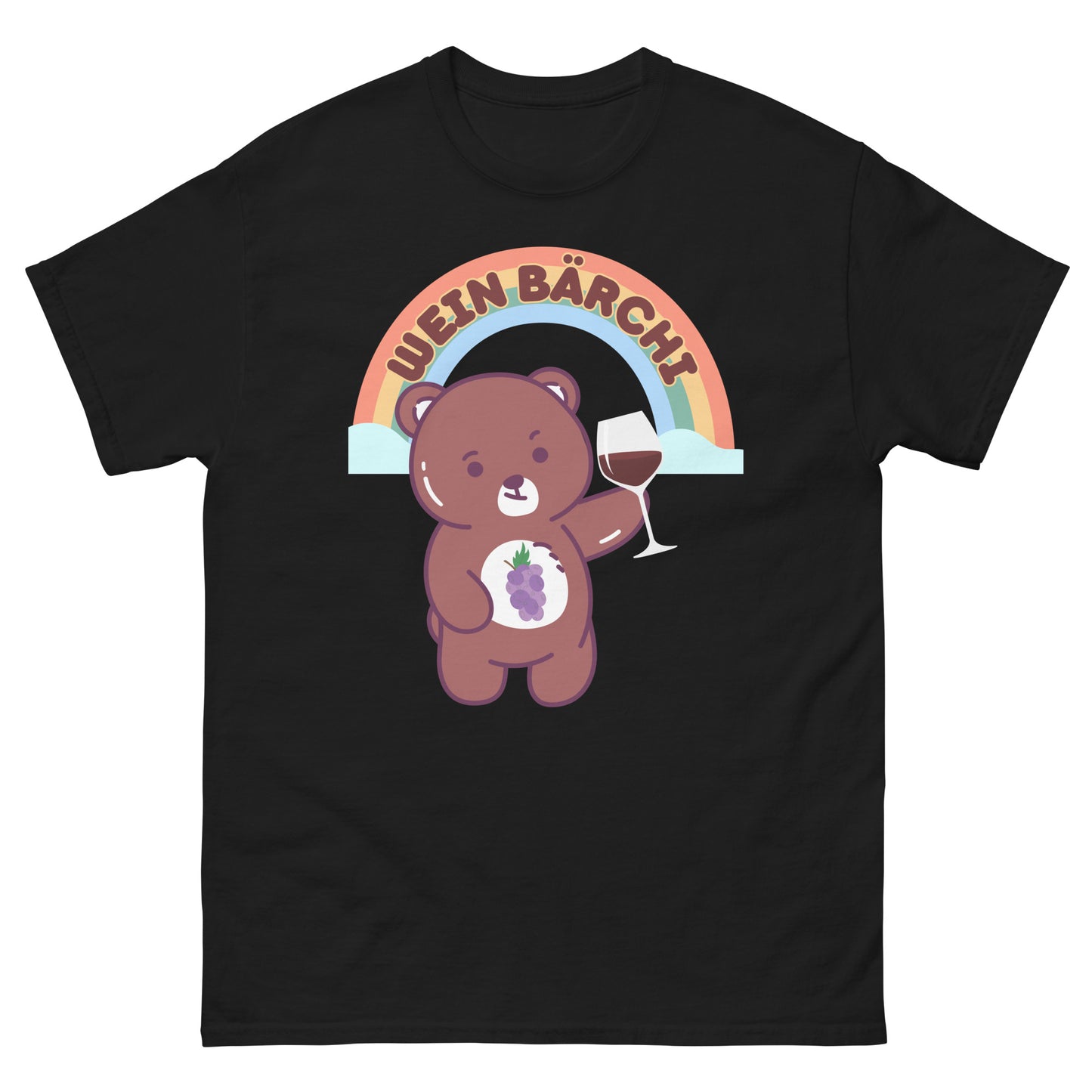 Wein Bärchi Parodie Saufen T-Shirt