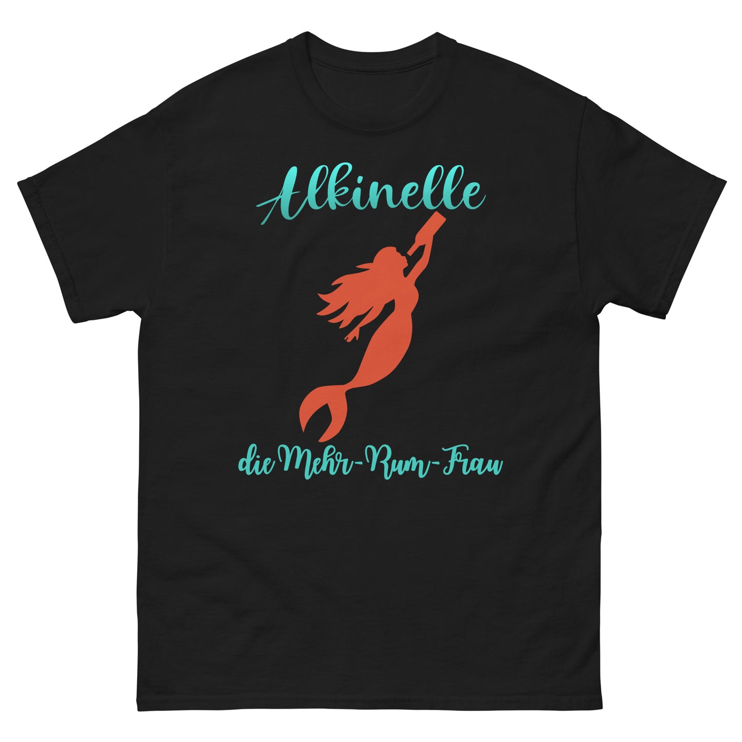 Alkinelle die Meer-Rum-Frau T-Shirt