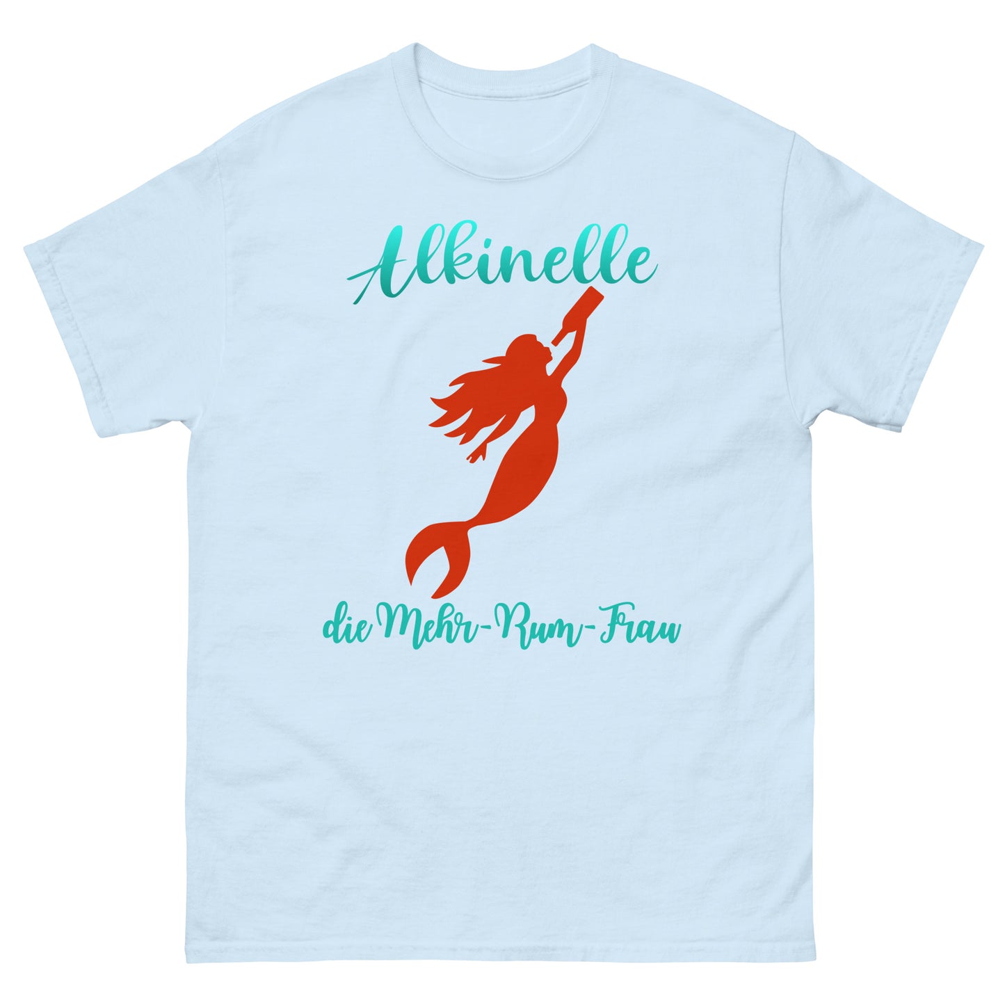 Alkinelle die Meer-Rum-Frau T-Shirt