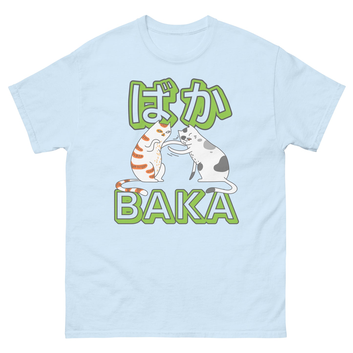 Baka Katzen Backpfeife Anime T-Shirt