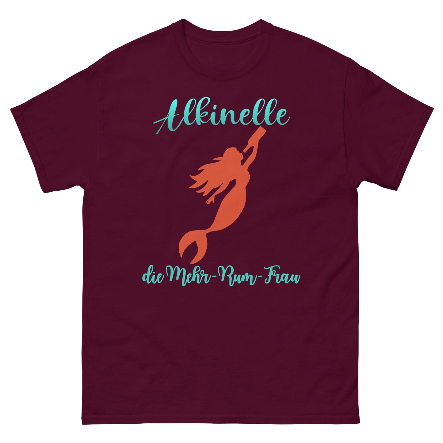 Alkinelle die Meer-Rum-Frau T-Shirt