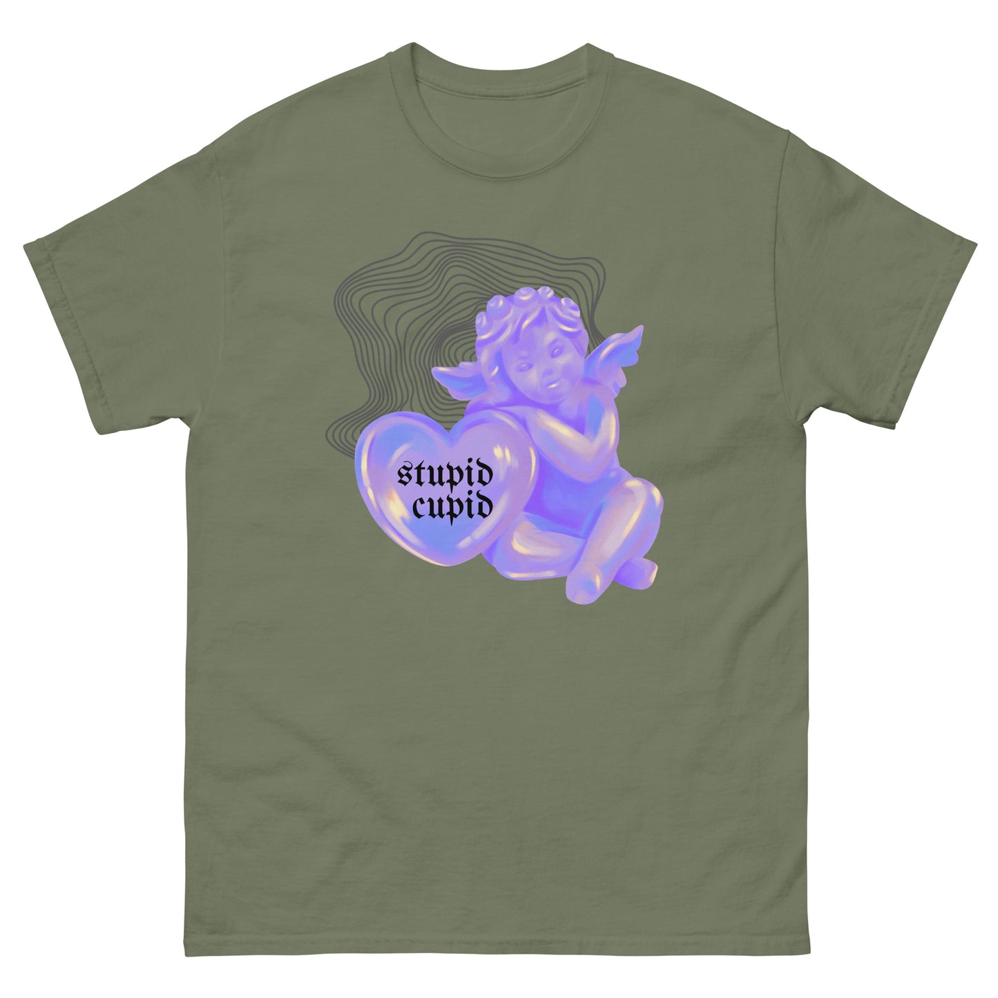 Stupid Cupid Amor Herz T-Shirt
