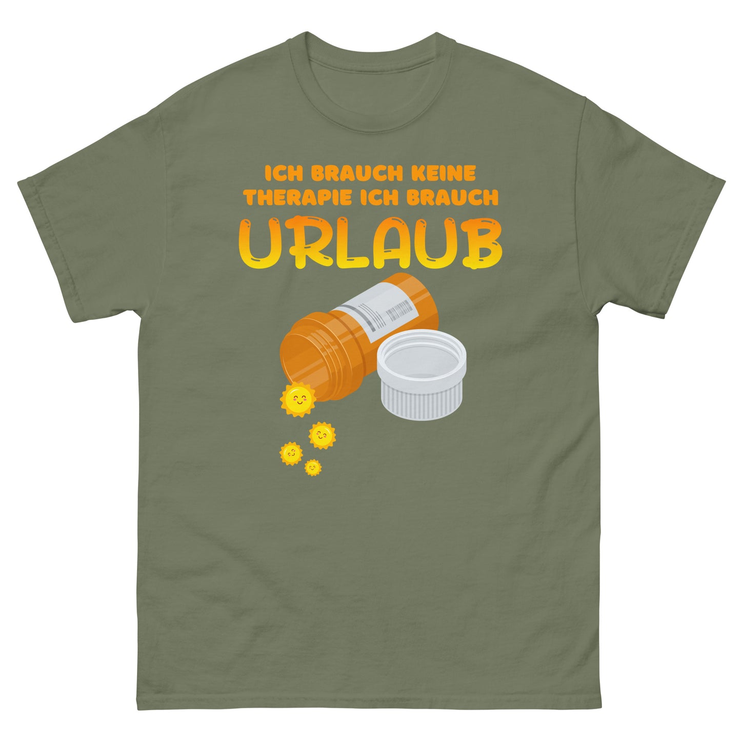 ich brauch keine Therapie ich brauch Urlaub T-Shirt