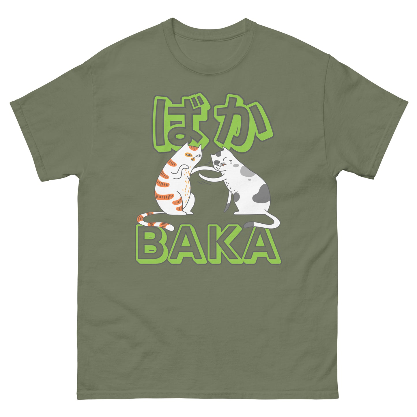 Baka Katzen Backpfeife Anime T-Shirt