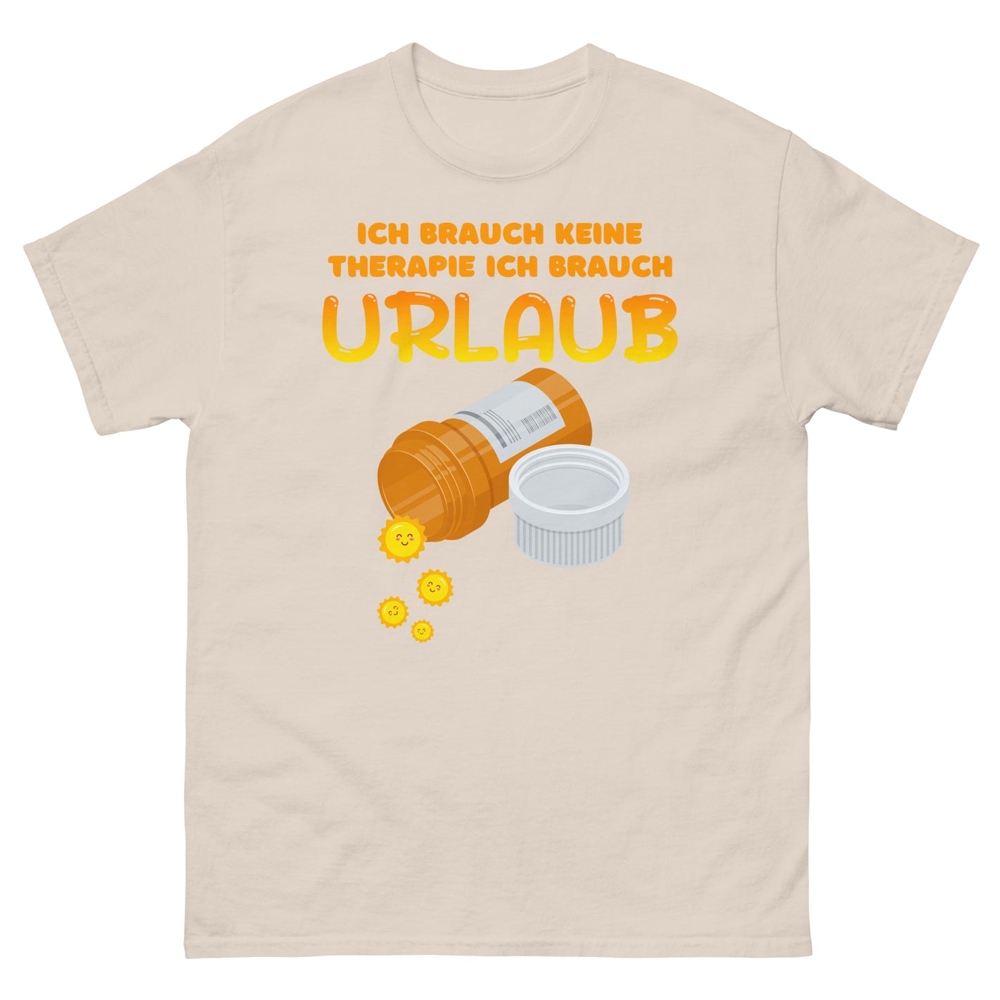 ich brauch keine Therapie ich brauch Urlaub T-Shirt