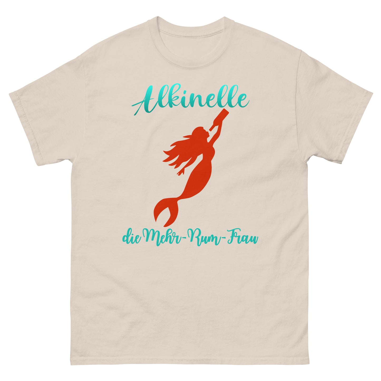 Alkinelle die Meer-Rum-Frau T-Shirt