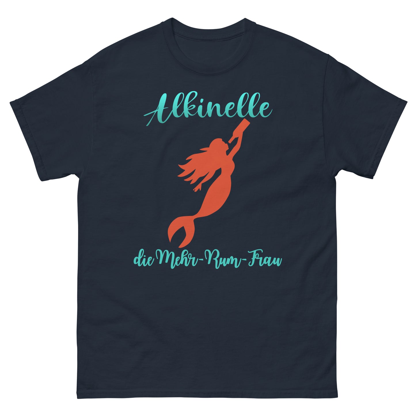 Alkinelle die Meer-Rum-Frau T-Shirt