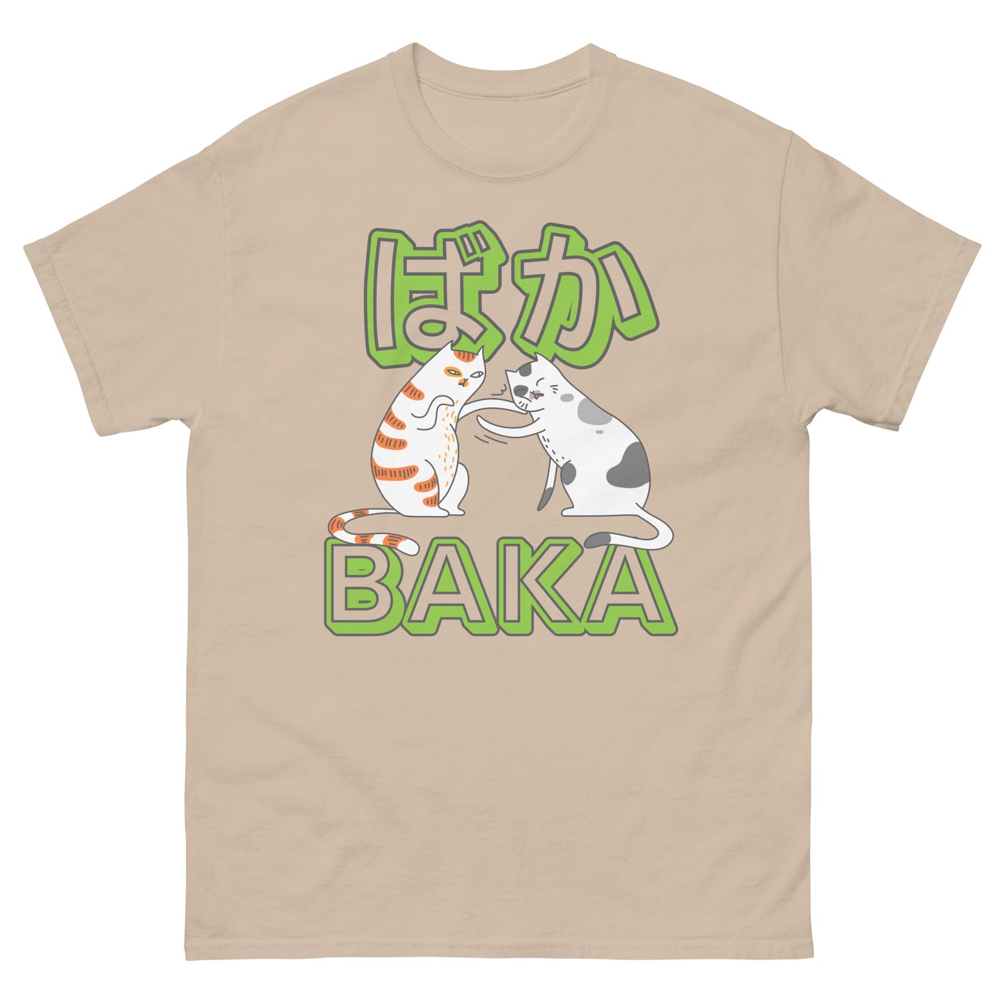 Baka Katzen Backpfeife Anime T-Shirt