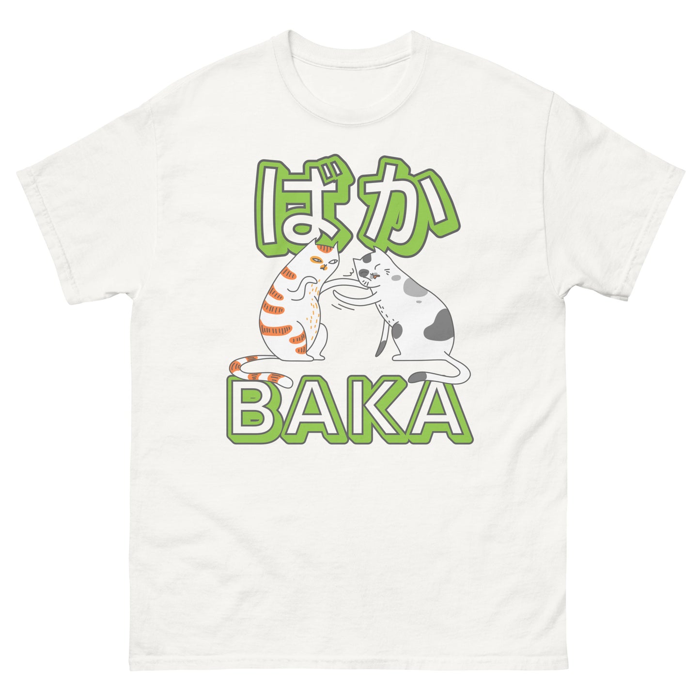 Baka Katzen Backpfeife Anime T-Shirt