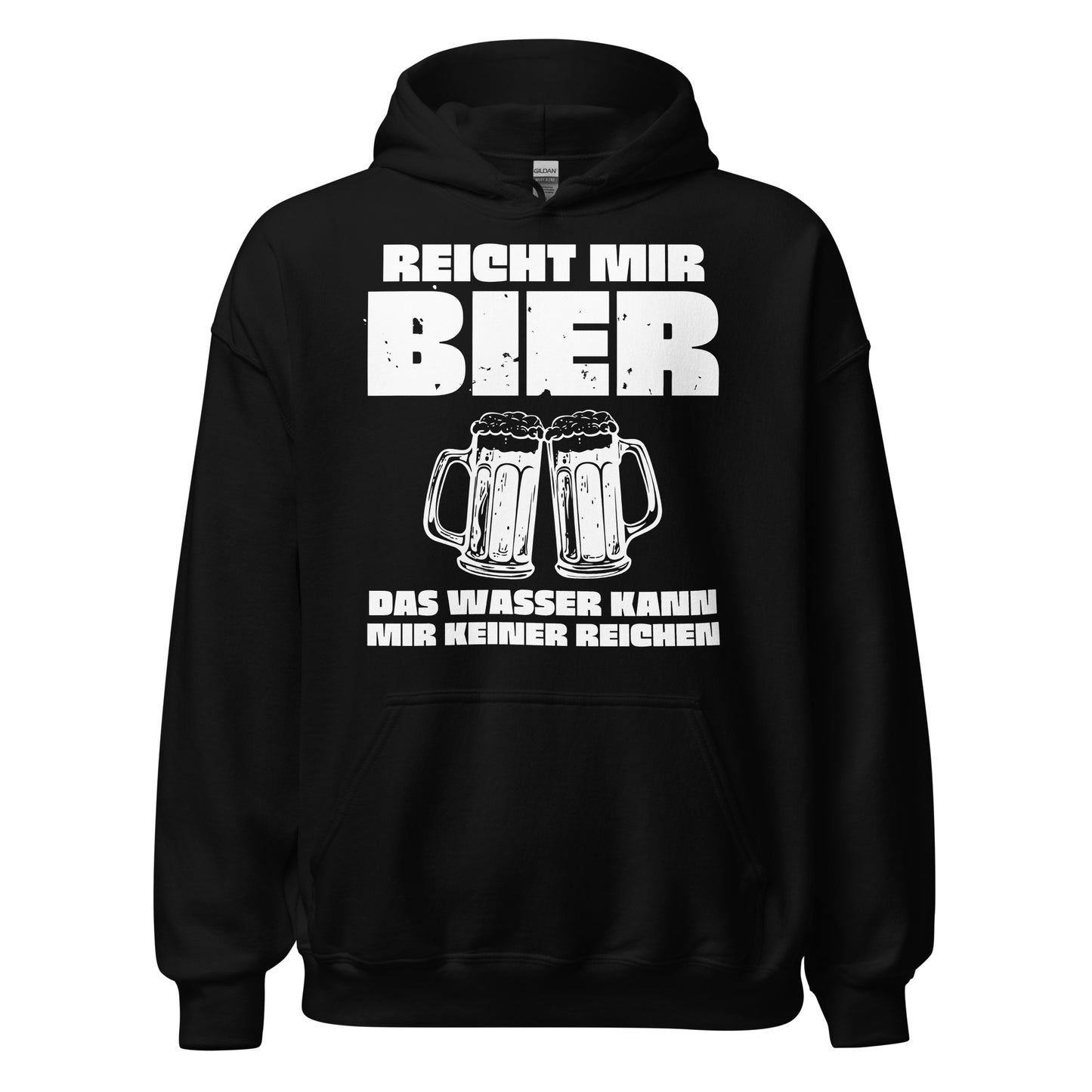 Reicht Mir Bier Das Wasser Kann Mir Keiner Reichen Spruch Kapuzenpullover