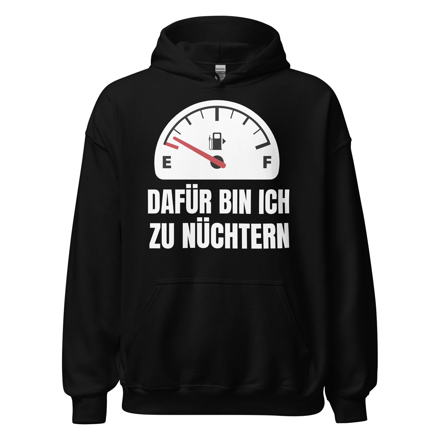 Dafür bin ich zu nüchtern Party saufen Hoodie Kapuzenpullover