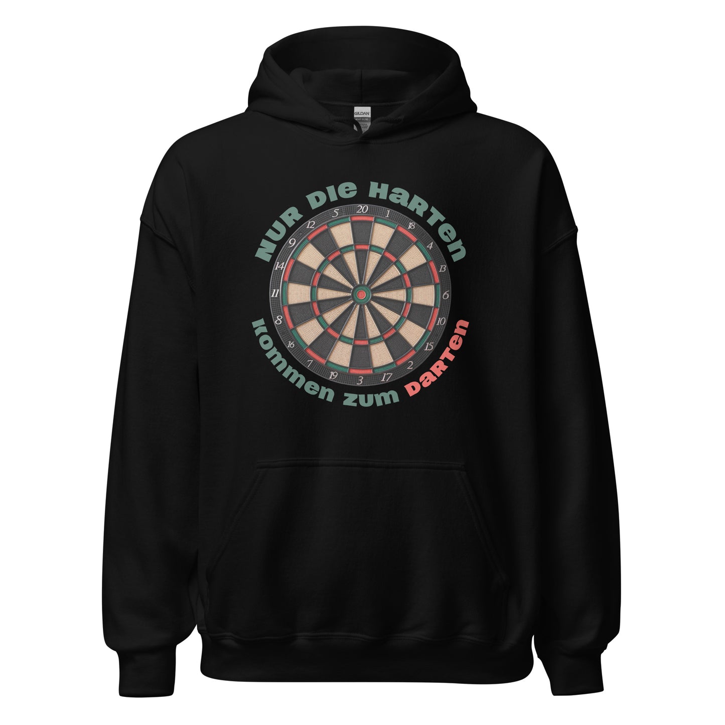 Nur Die Harten Kommen Zum Darten Dart Darts Kapuzenpullover