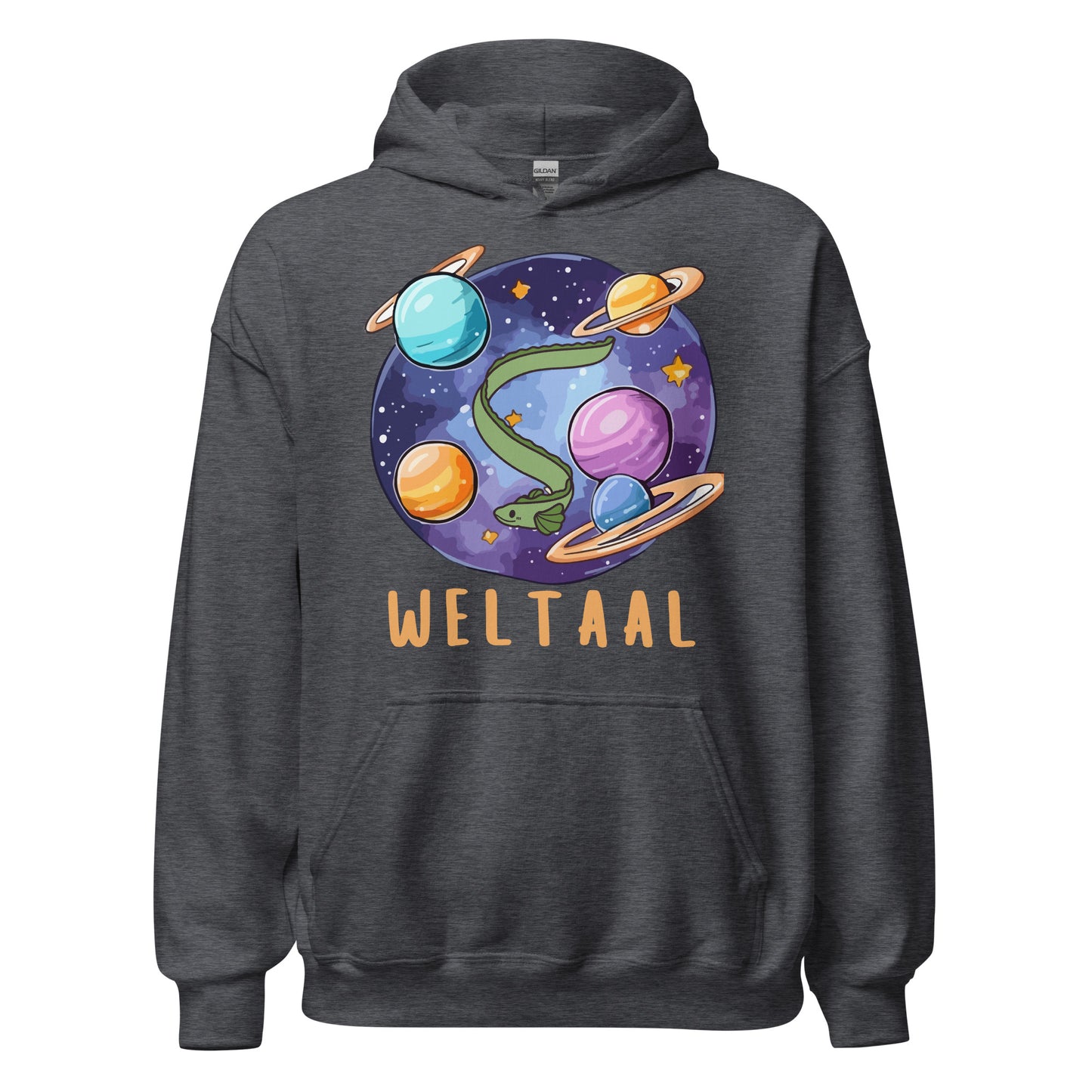 Weltaal Angler Aal Wortspiel Kapuzenpullover
