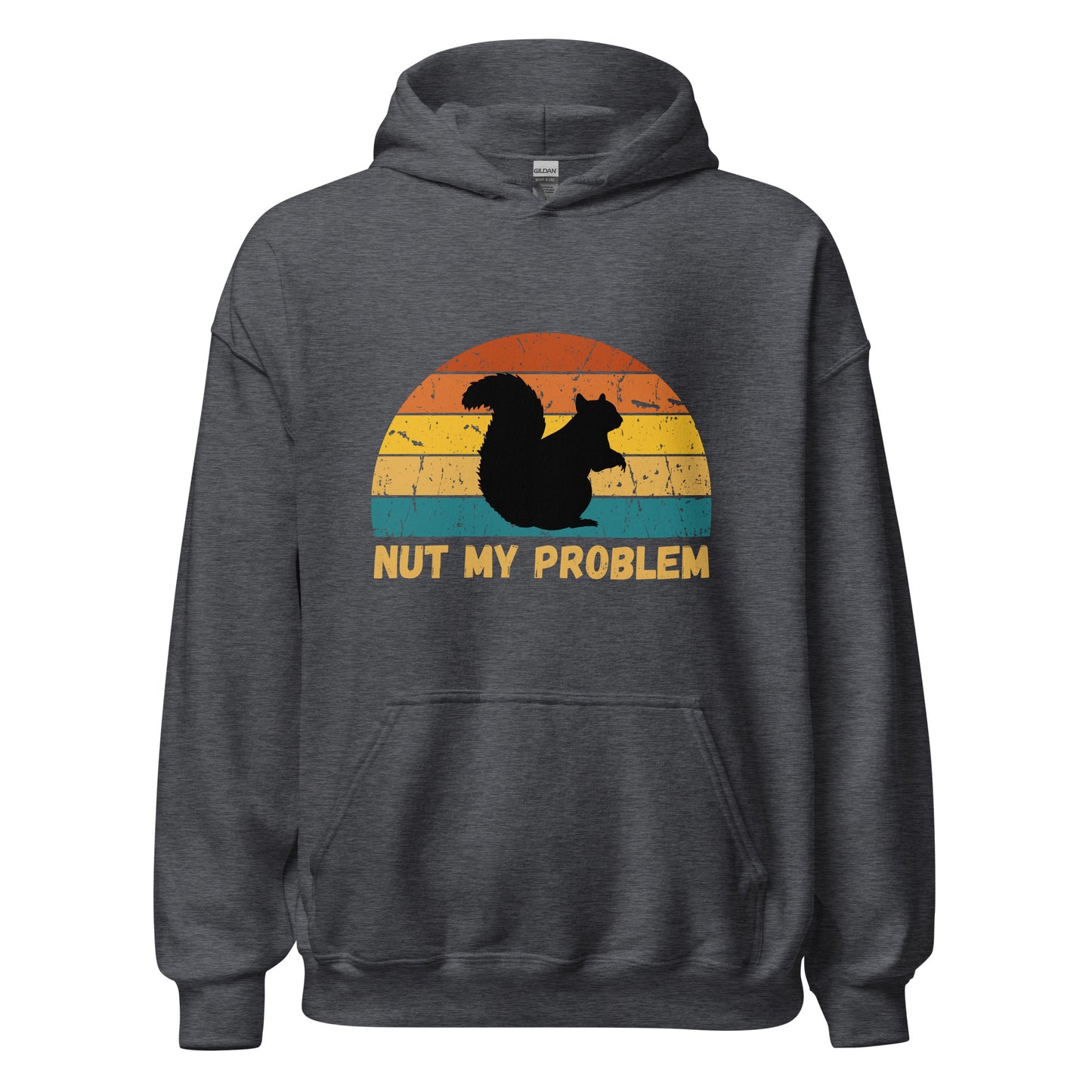 Nut my problem Eichhörnchen Hoodie Kapuzenpullover