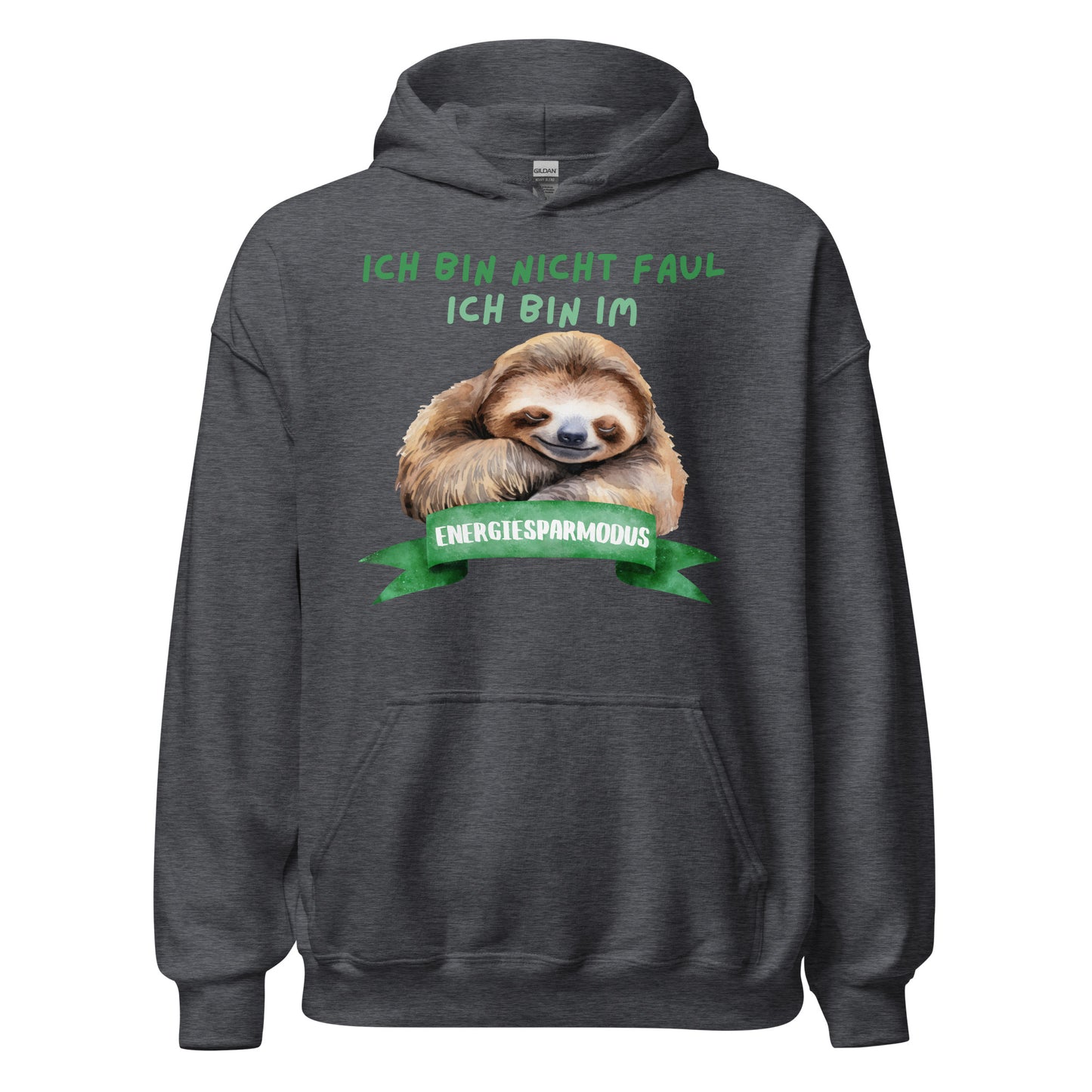 Ich bin nicht faul ich bin im Energiesparmodus Faultier Hoodie Kapuzenpullover