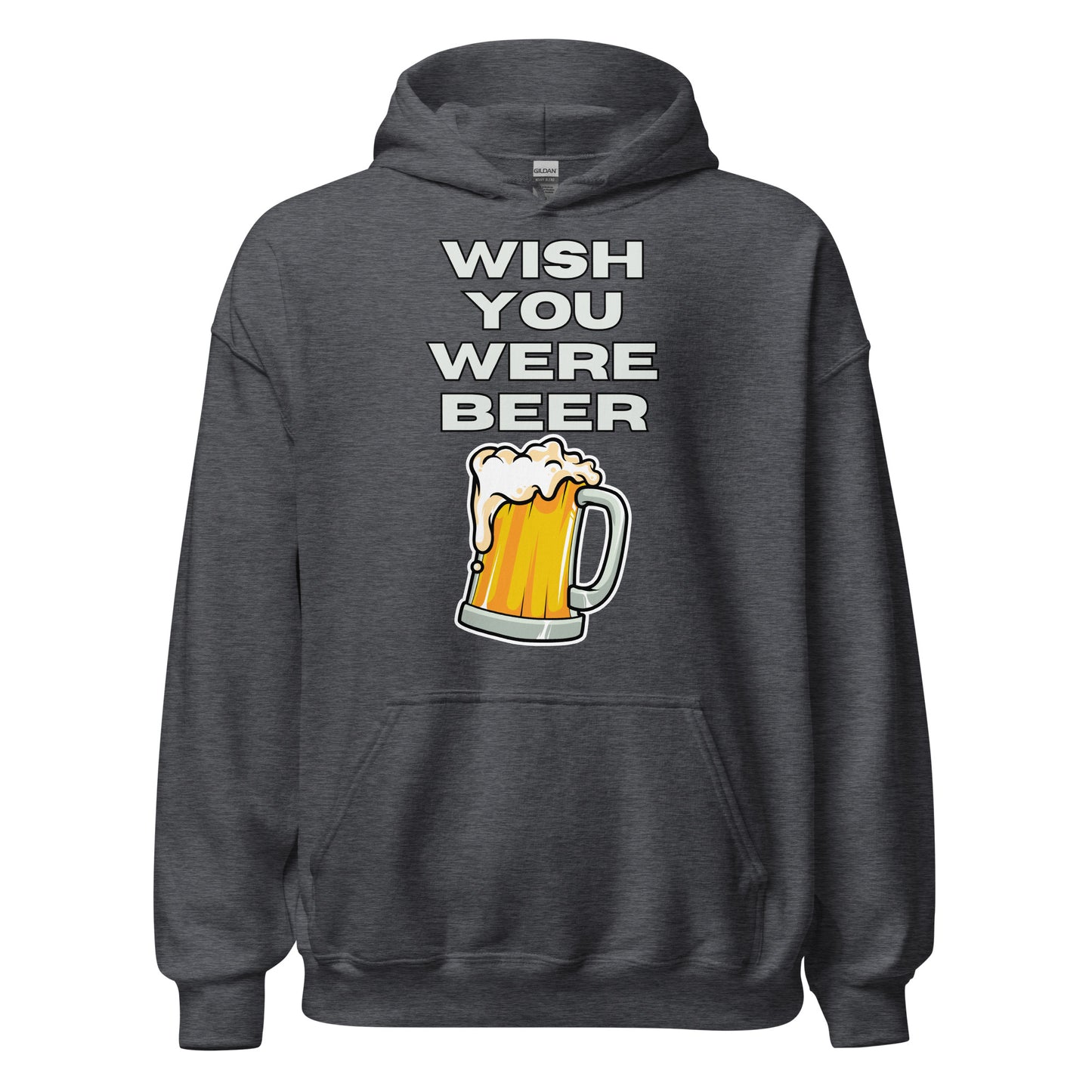 Wish you were Beer Bier Hoodie Kapuzenpullover
