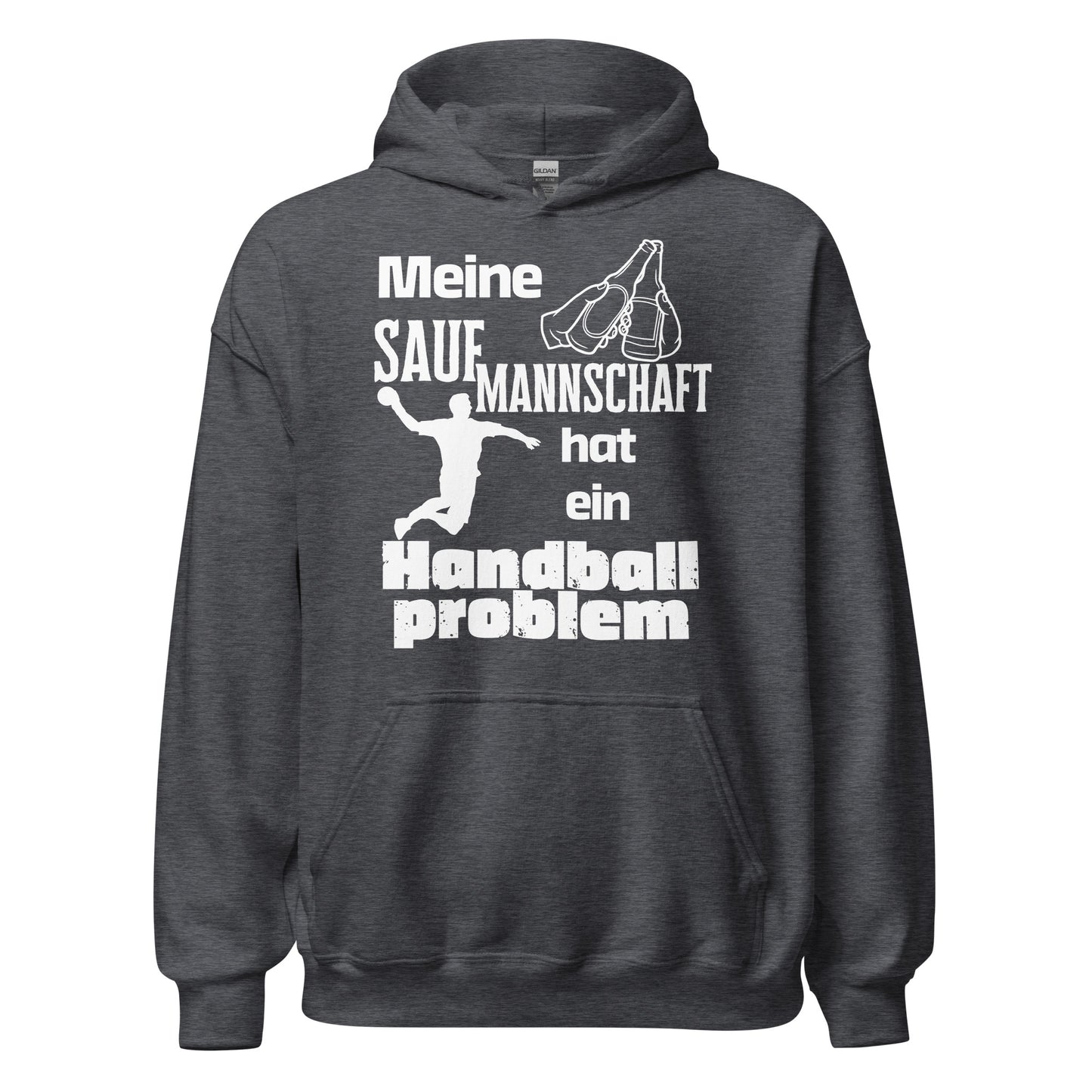 Meine Saufmannschaft hat ein Handball Problem Hoodie Kapuzenpullover