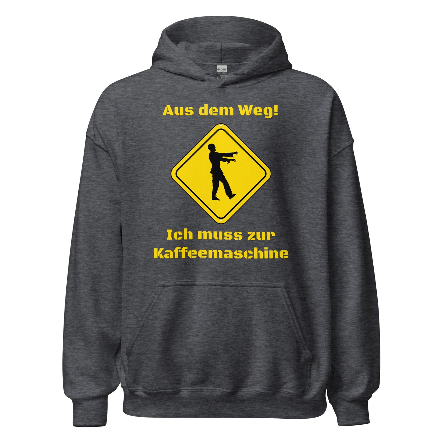 Aus dem Weg ich muss zur Kaffeemaschine Hoodie Kapuzenpullover