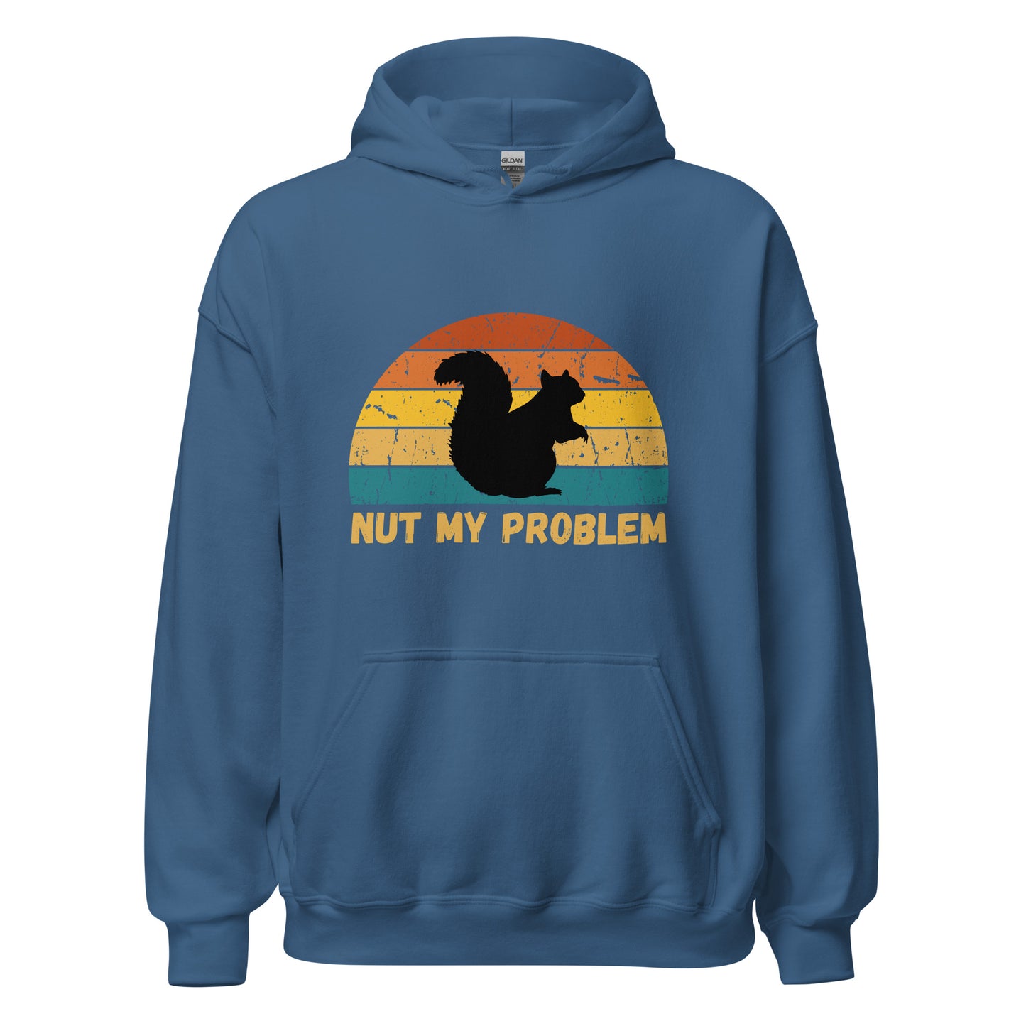 Nut my problem Eichhörnchen Hoodie Kapuzenpullover