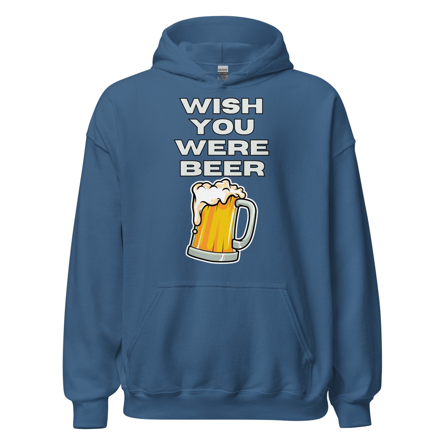 Wish you were Beer Bier Hoodie Kapuzenpullover