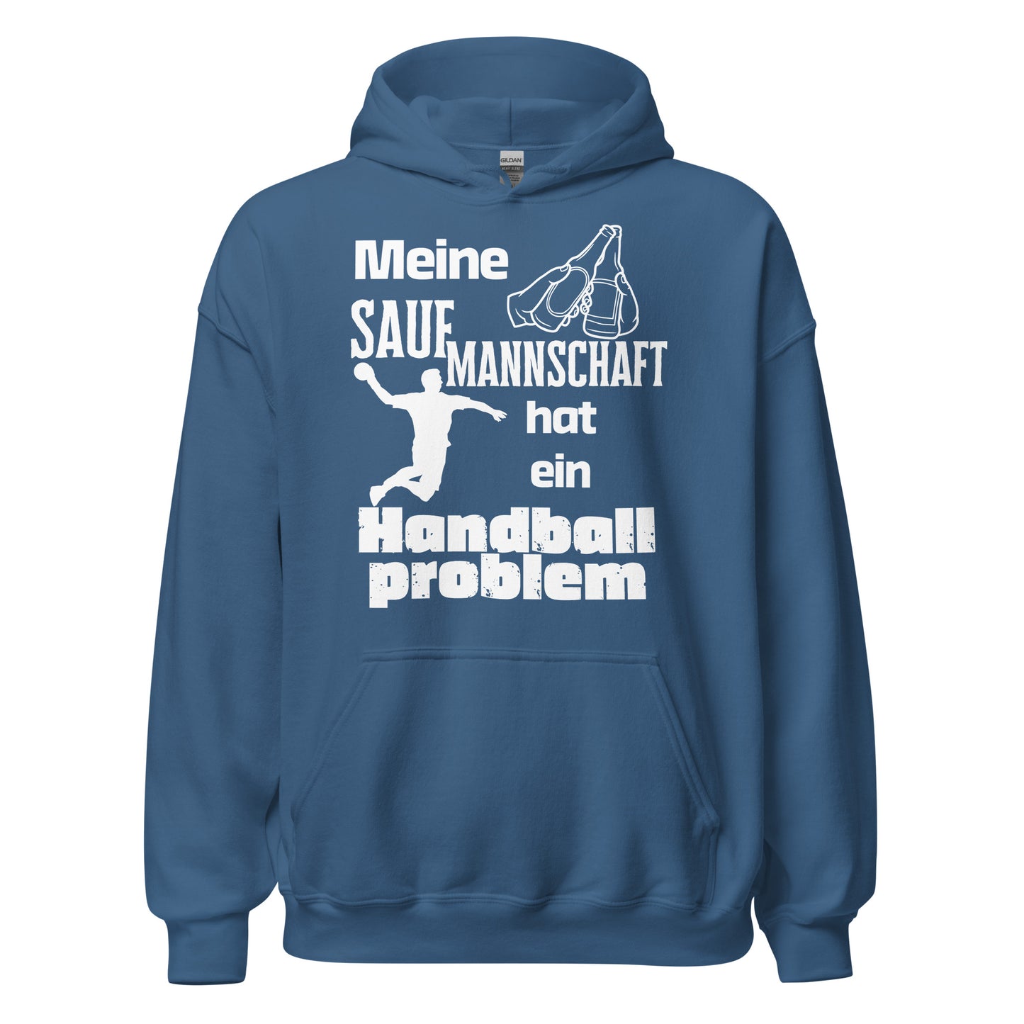 Meine Saufmannschaft hat ein Handball Problem Hoodie Kapuzenpullover
