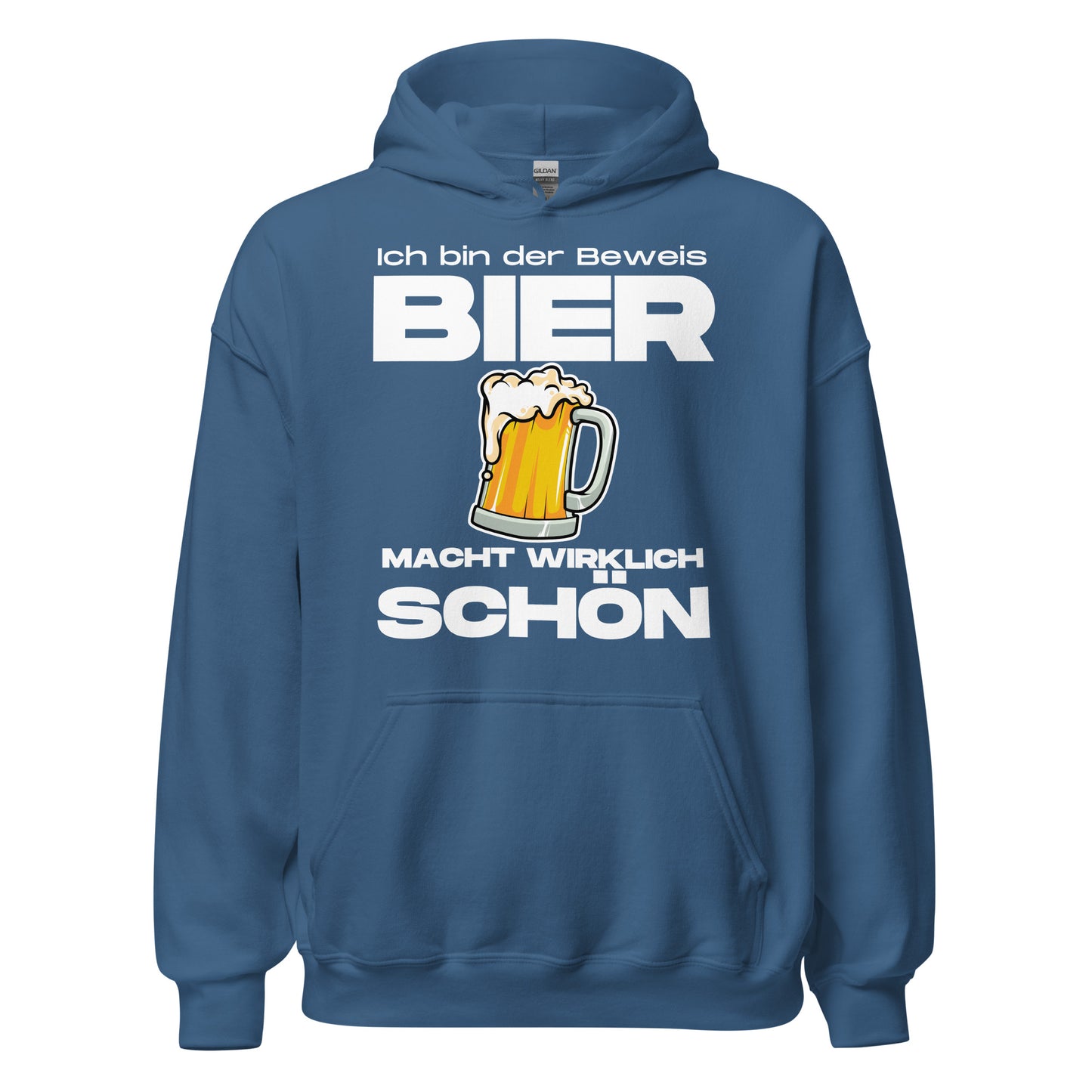 Bier macht schön Hoodie Kapuzenpullover