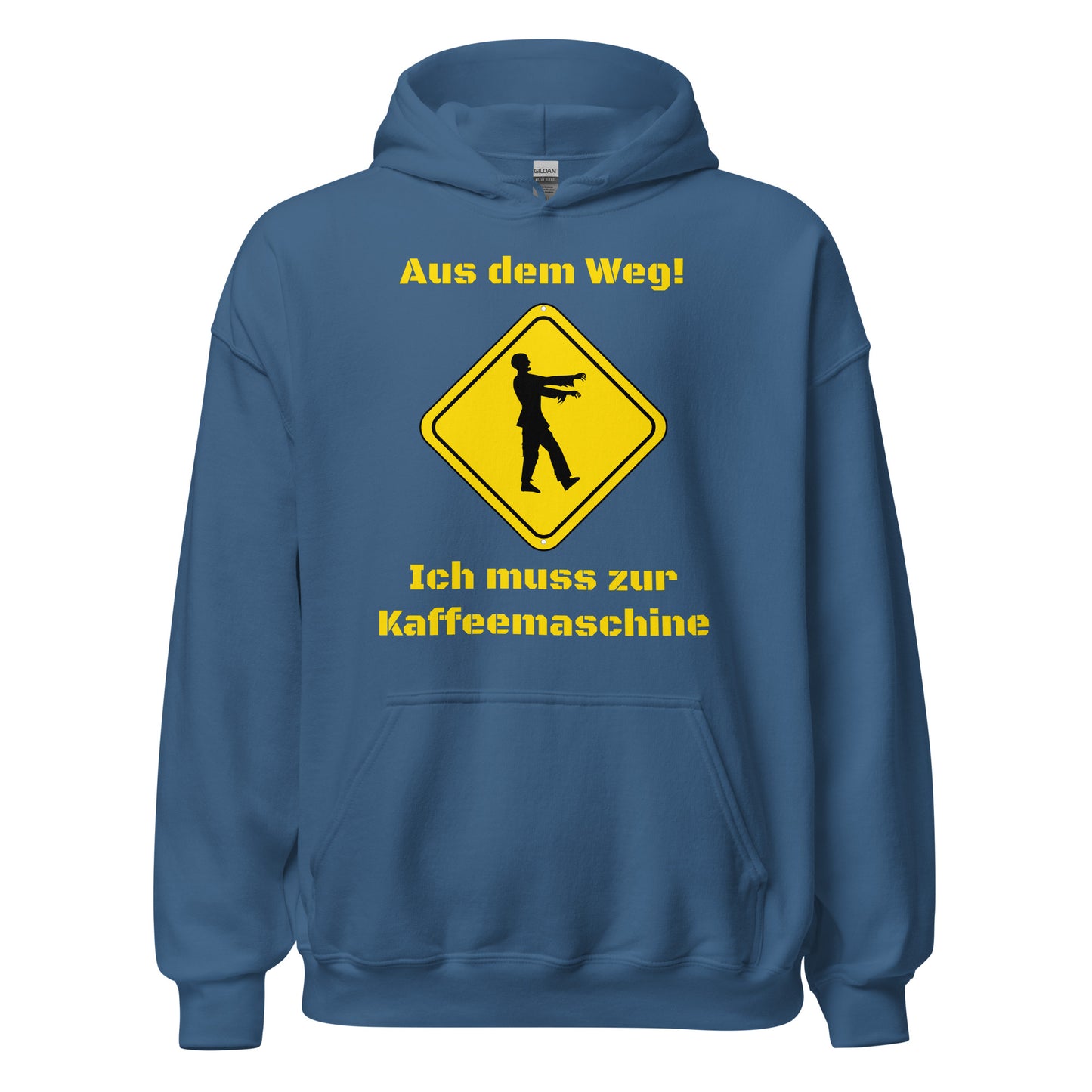 Aus dem Weg ich muss zur Kaffeemaschine Hoodie Kapuzenpullover