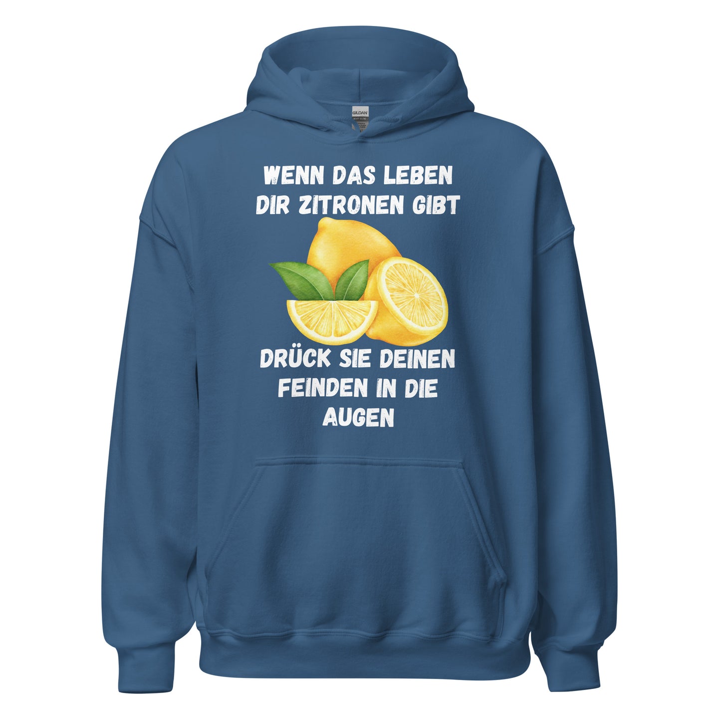 Wenn Das Leben Dir Zitronen Gibt Drück Sie Deinen Freinden In Die Augen Kapuzenpullover