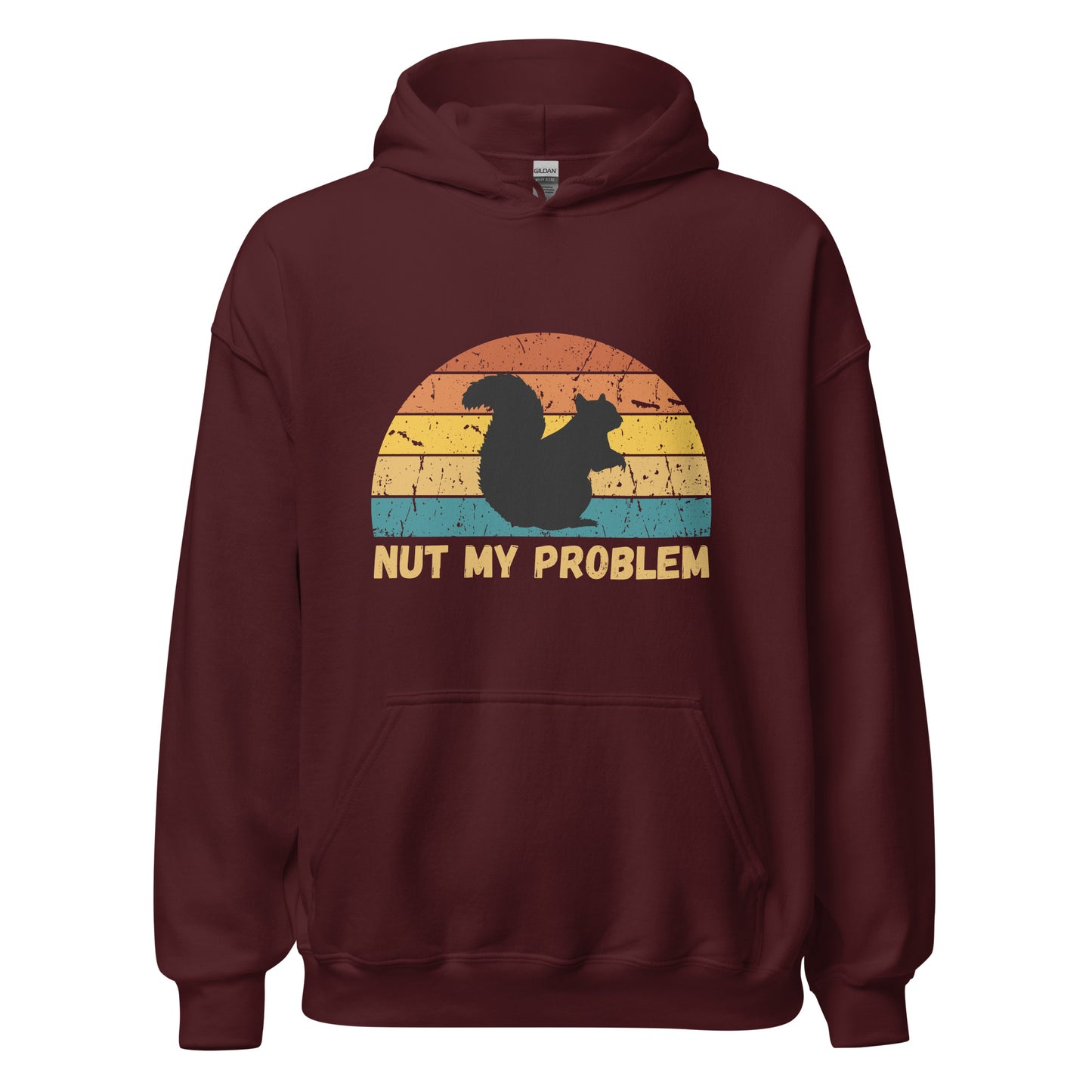Nut my problem Eichhörnchen Hoodie Kapuzenpullover