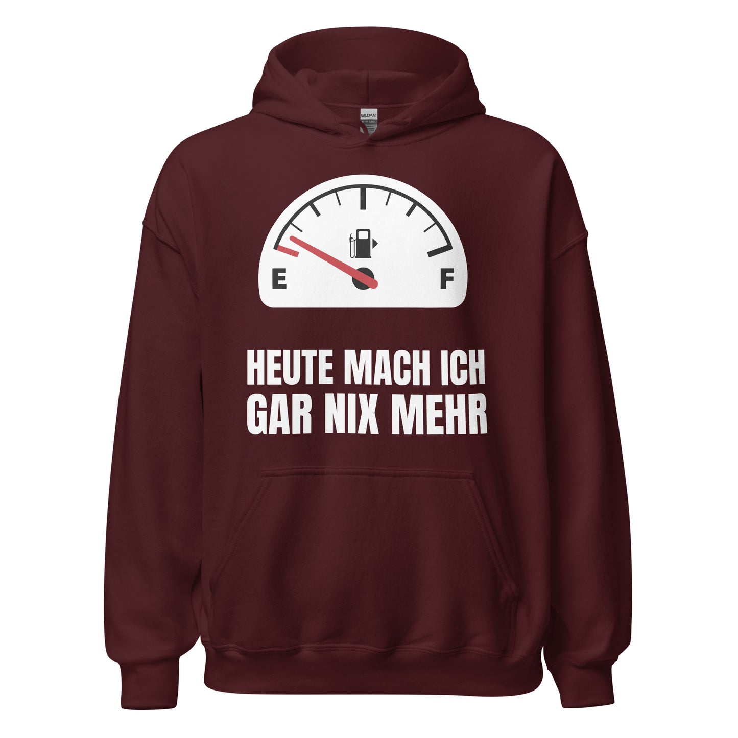 Heute mach ich gar nix mehr Faulpelz Hoodie Kapuzenpullover