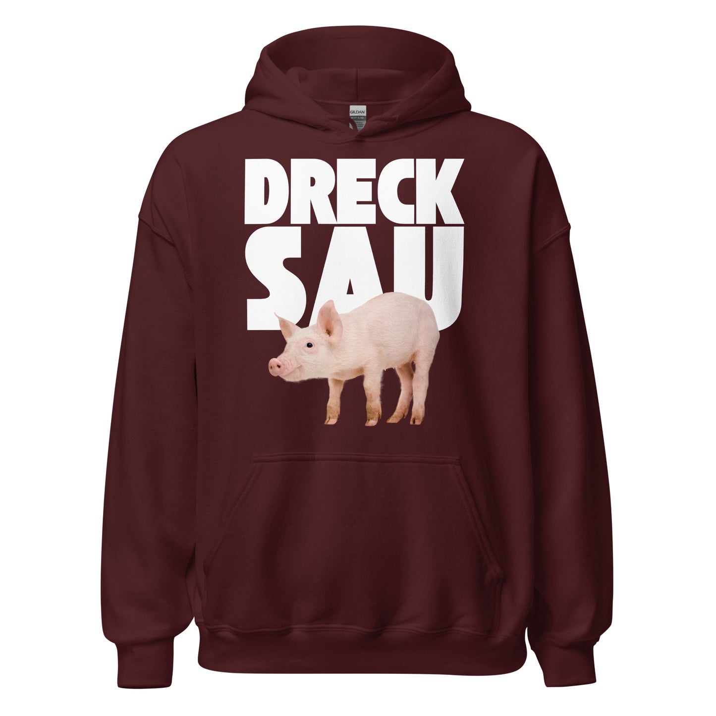 Drecksau Schwein Hoodie Kapuzenpullover
