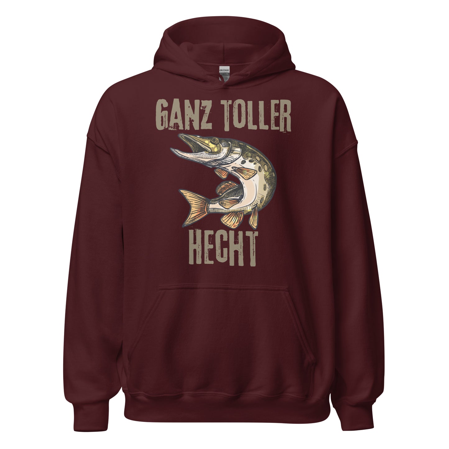 Ganz Toller Hecht Angler Kapuzenpullover