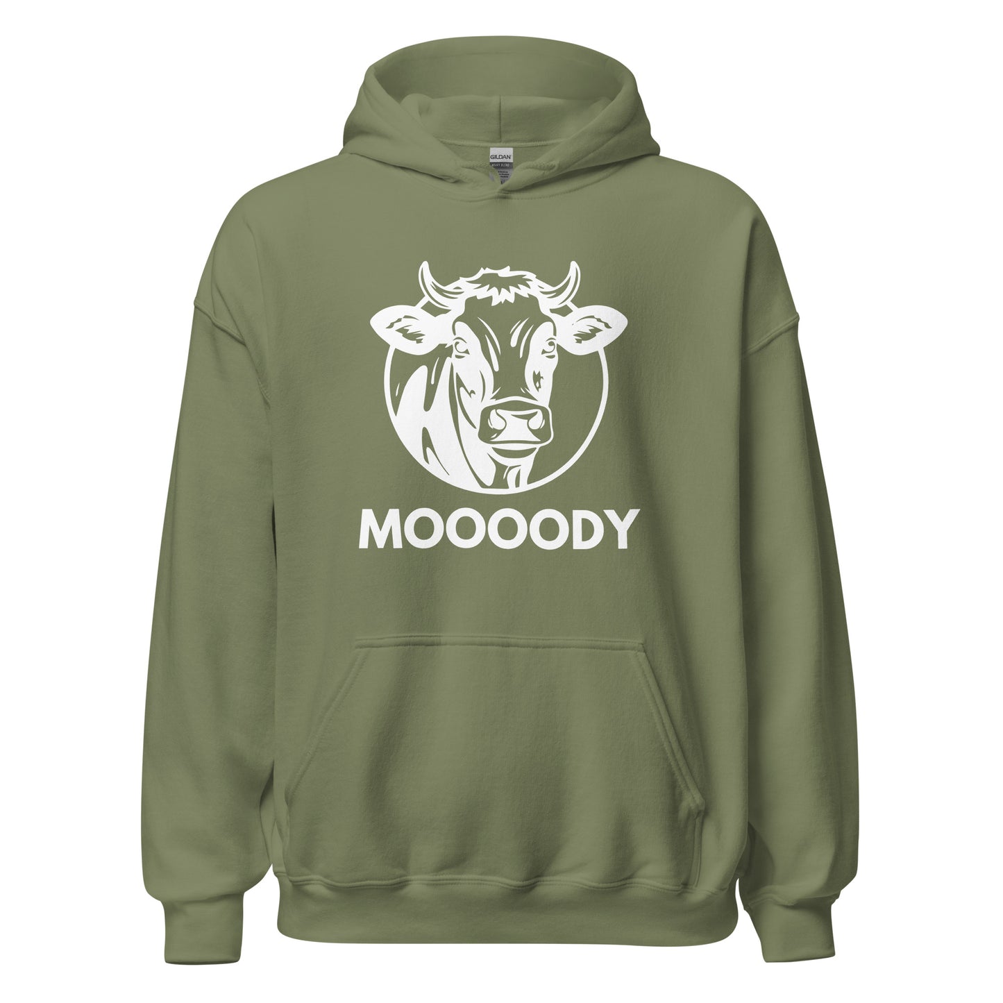 Moody Kuh Hoodie Kapuzenpullover