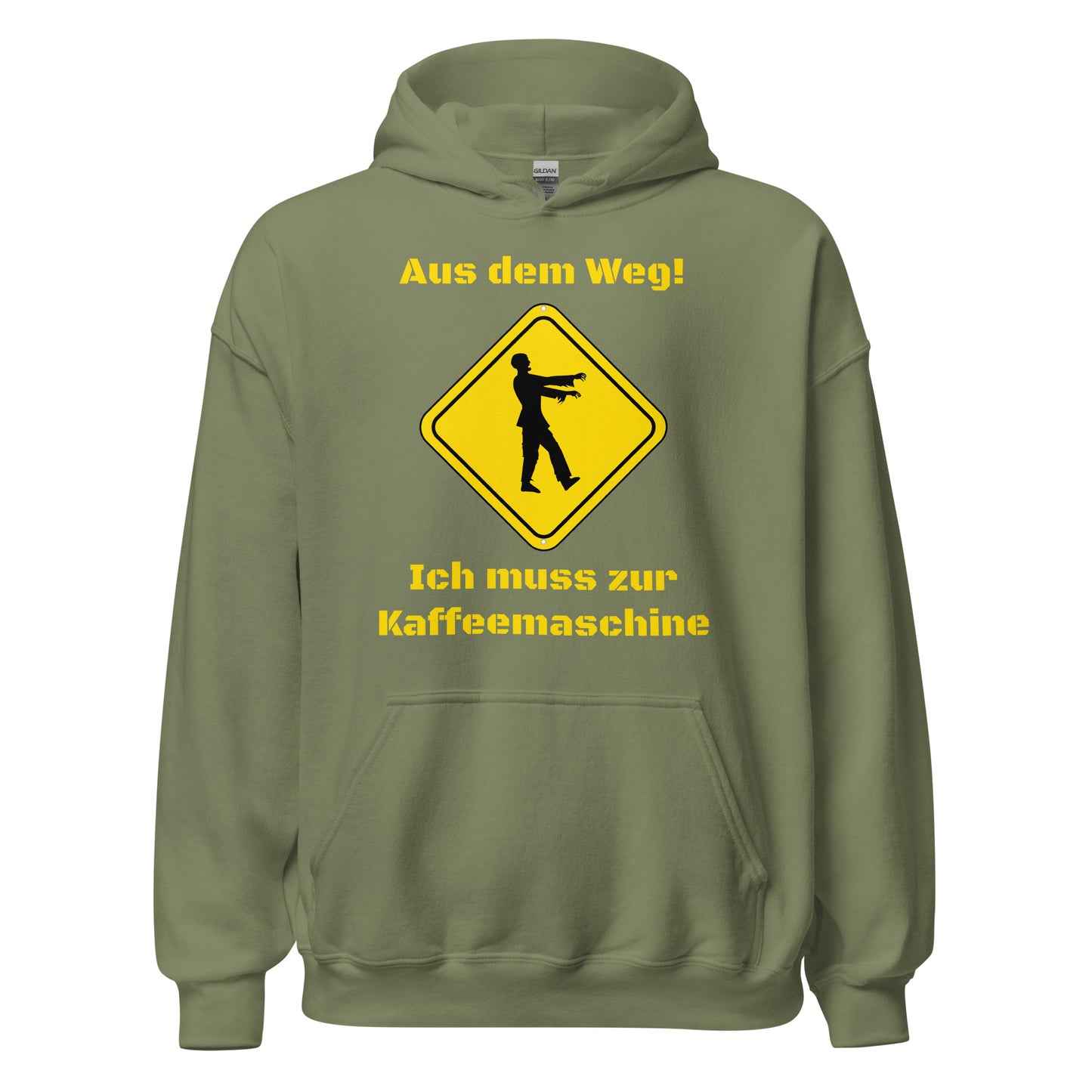 Aus dem Weg ich muss zur Kaffeemaschine Hoodie Kapuzenpullover