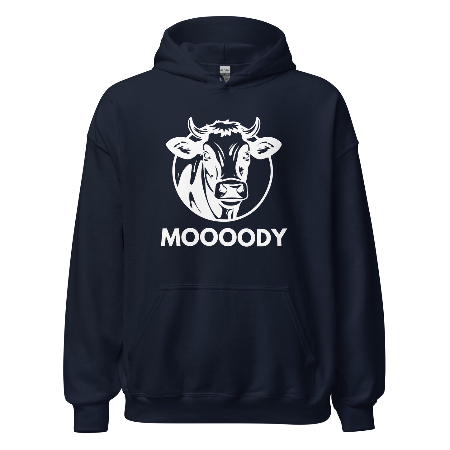 Moody Kuh Hoodie Kapuzenpullover