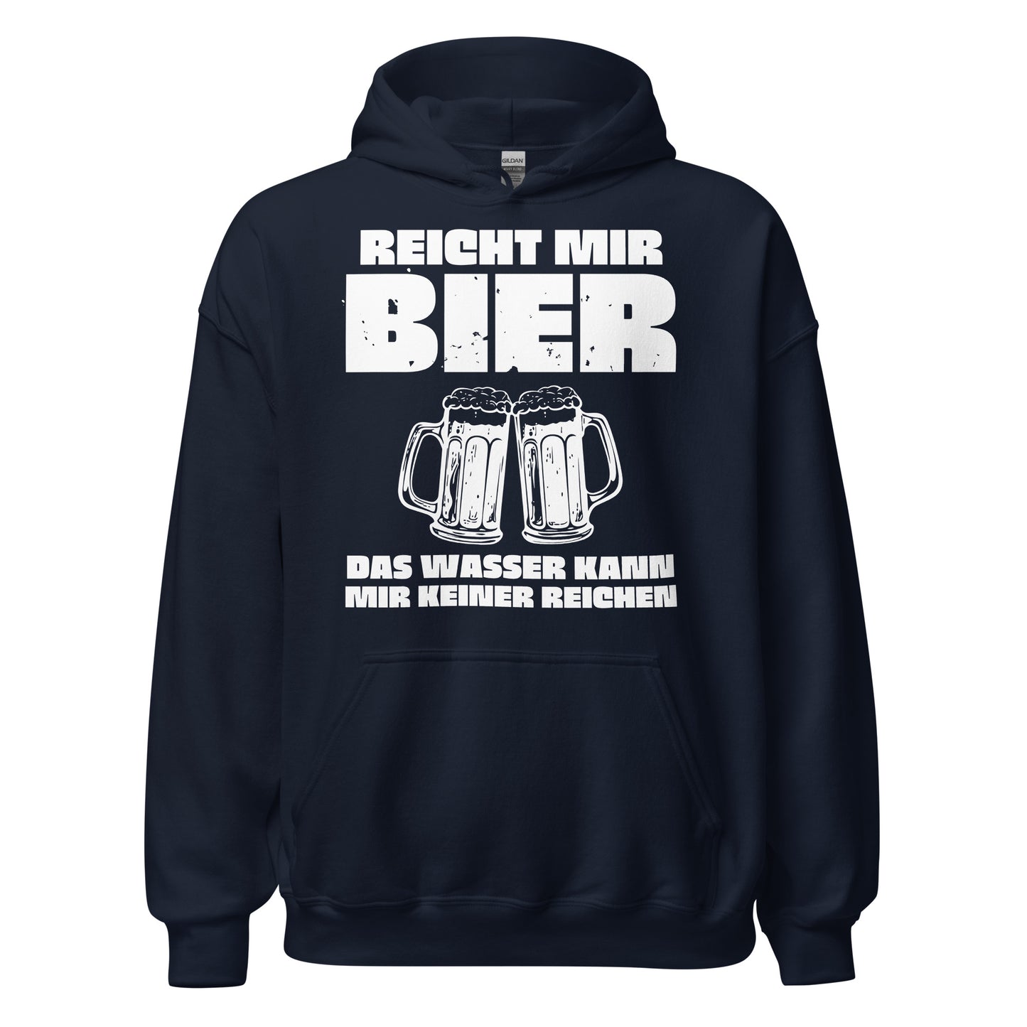 Reicht Mir Bier Das Wasser Kann Mir Keiner Reichen Spruch Kapuzenpullover