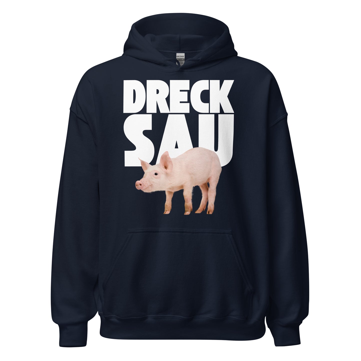 Drecksau Schwein Hoodie Kapuzenpullover