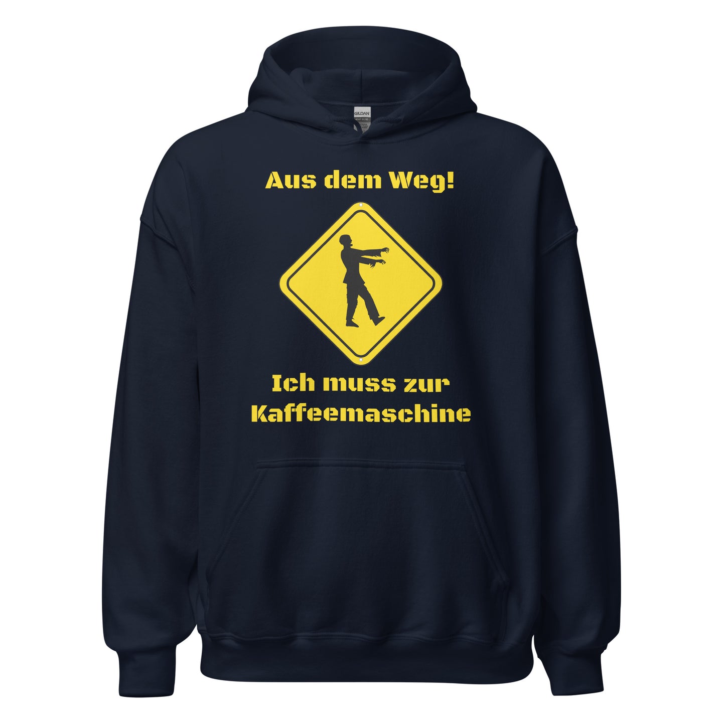 Aus dem Weg ich muss zur Kaffeemaschine Hoodie Kapuzenpullover