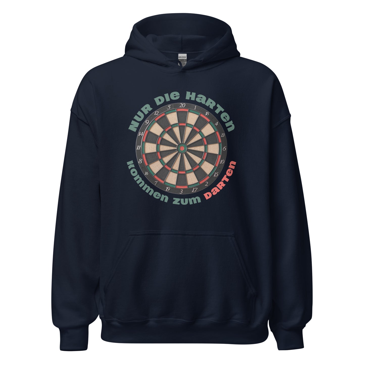 Nur Die Harten Kommen Zum Darten Dart Darts Kapuzenpullover