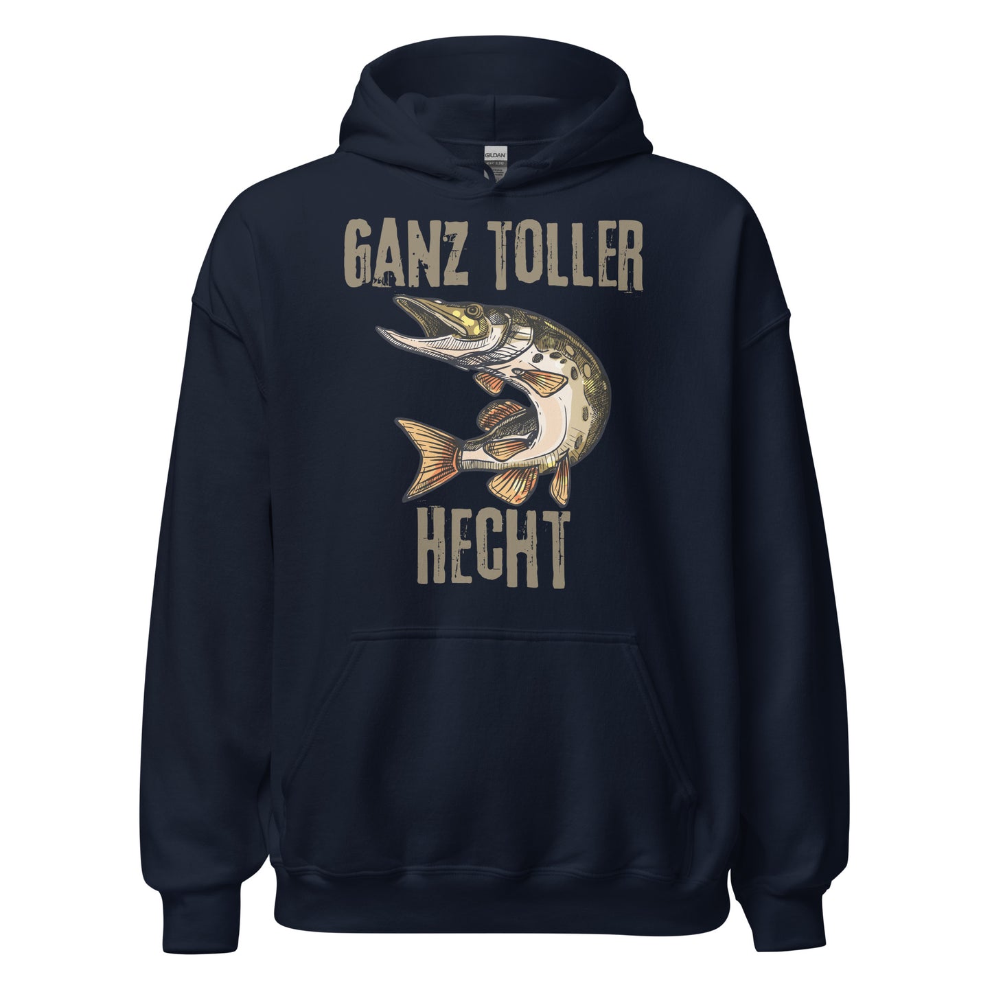 Ganz Toller Hecht Angler Kapuzenpullover