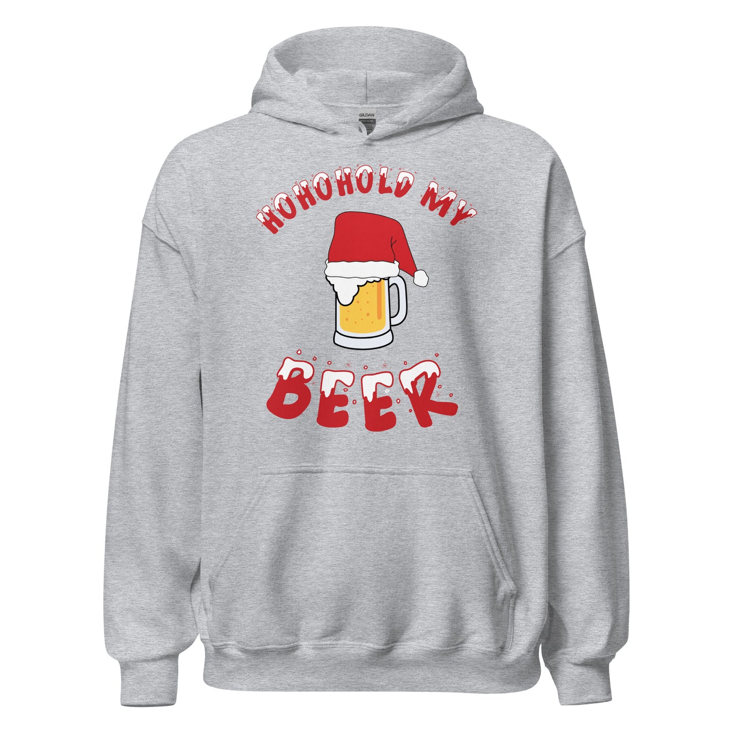 Hohohold My Beer Christmas Hoodie