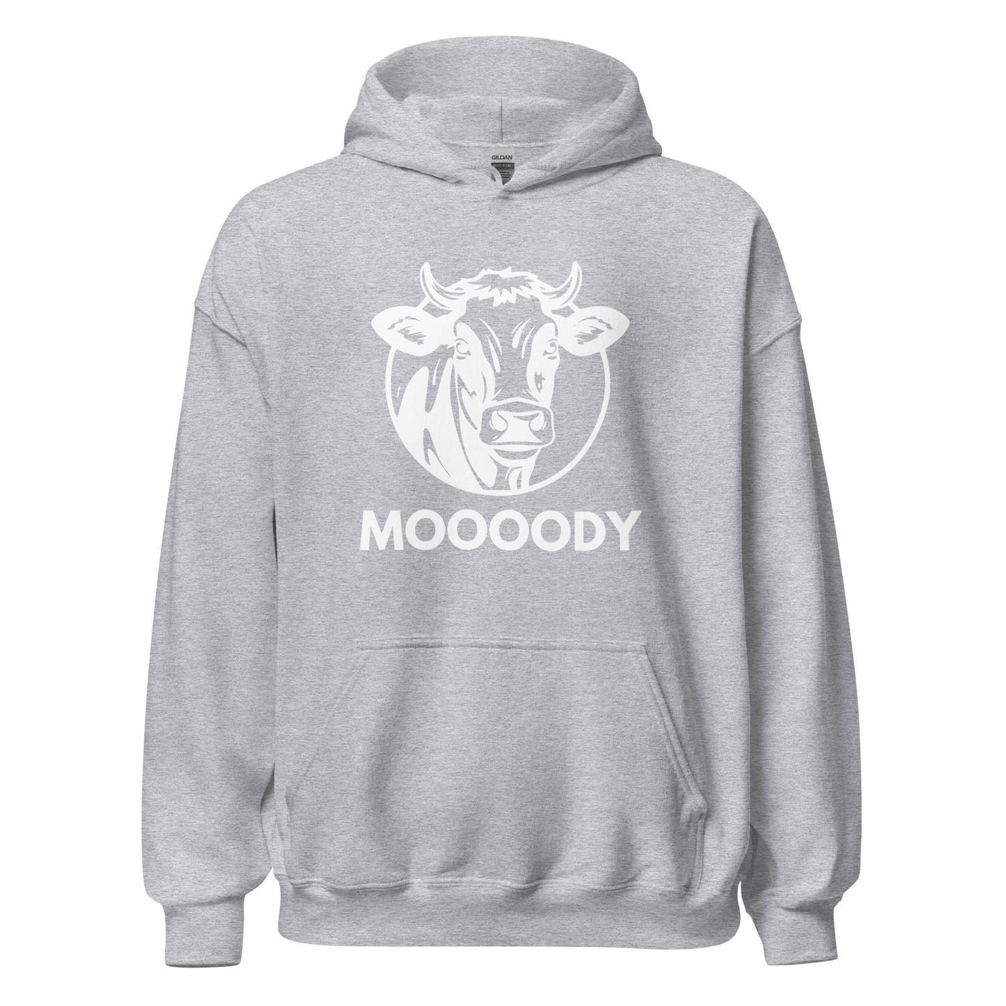 Moody Kuh Hoodie Kapuzenpullover
