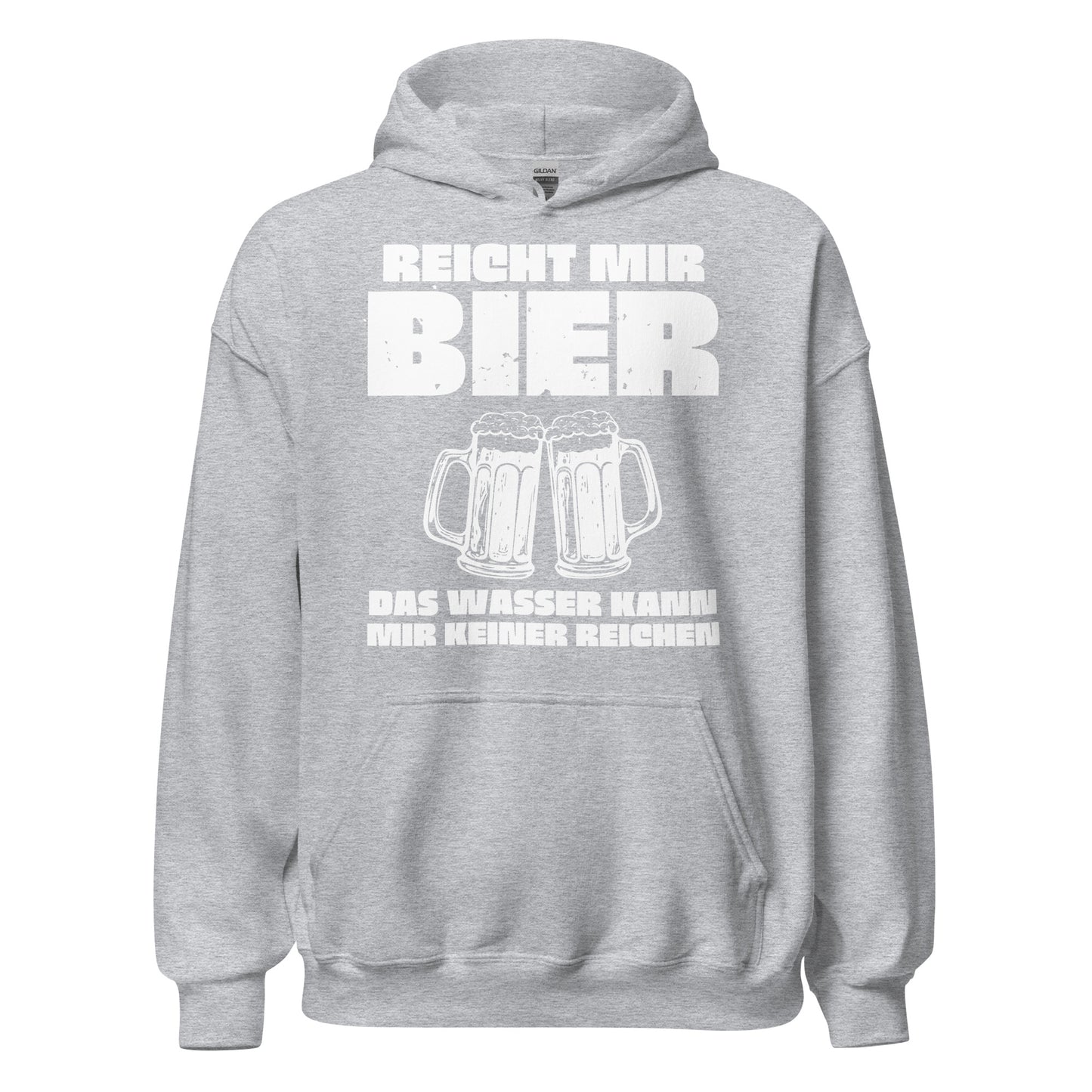 Reicht Mir Bier Das Wasser Kann Mir Keiner Reichen Spruch Kapuzenpullover