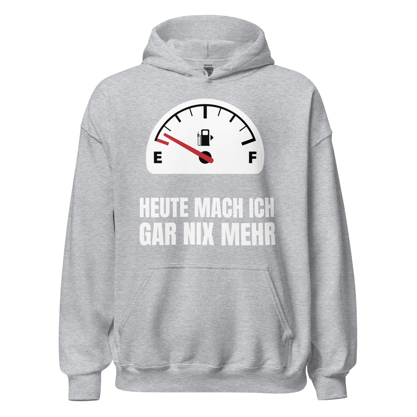 Heute mach ich gar nix mehr Faulpelz Hoodie Kapuzenpullover