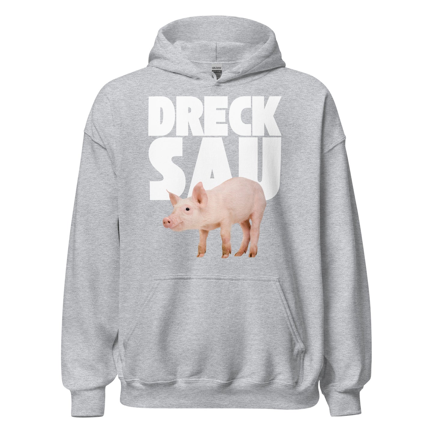 Drecksau Schwein Hoodie Kapuzenpullover