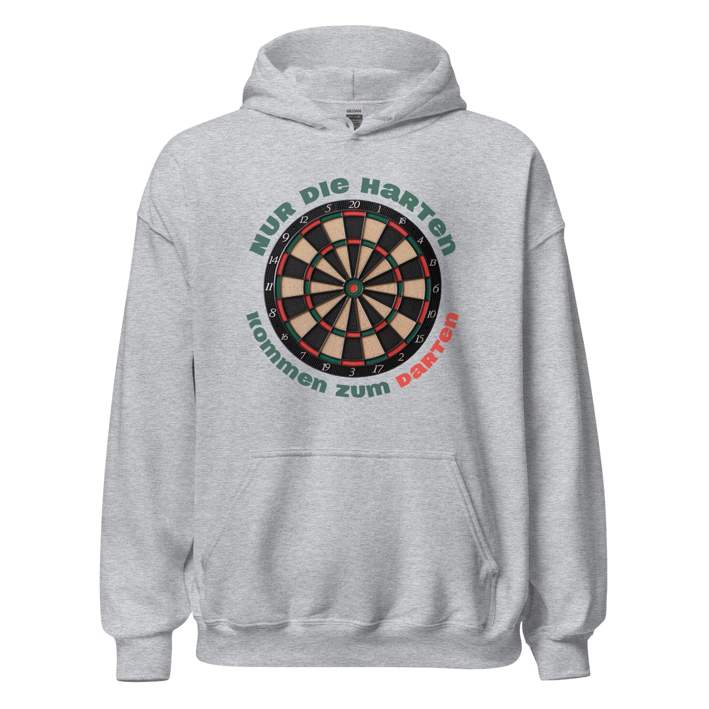 Nur Die Harten Kommen Zum Darten Dart Darts Kapuzenpullover